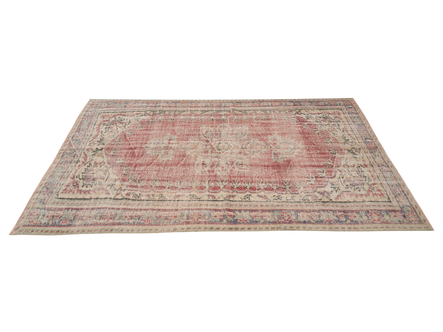 Oushak Rug, Vintage Rug, Handmade Rug, Turkish Rug, Area Rug, Anatolia Rug, Bedroom Rug, Turkey Rug,Carpet Rug, Bohemian Rug, Rug 5x8, 11523