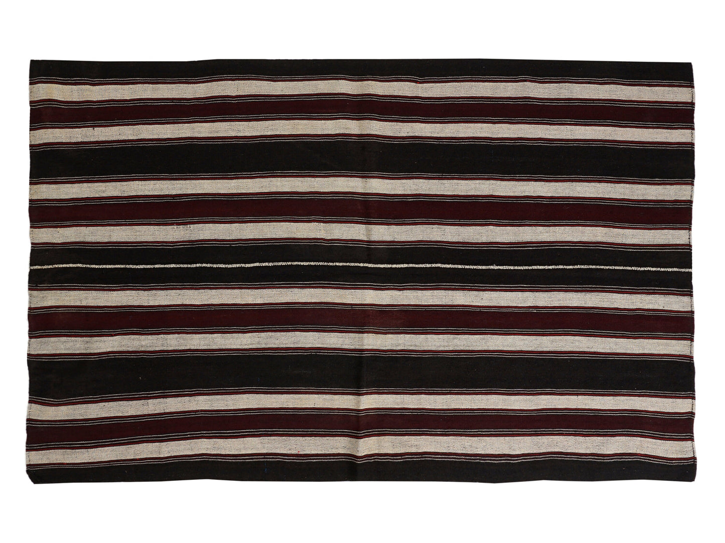 Rug Kilim 5x8, Turkish Handmade Kilim Rug, Vintage Antique Kilim Rug, Living Room Rug, Area Striped Kilim Rug, Goat Hair Rug, 12808