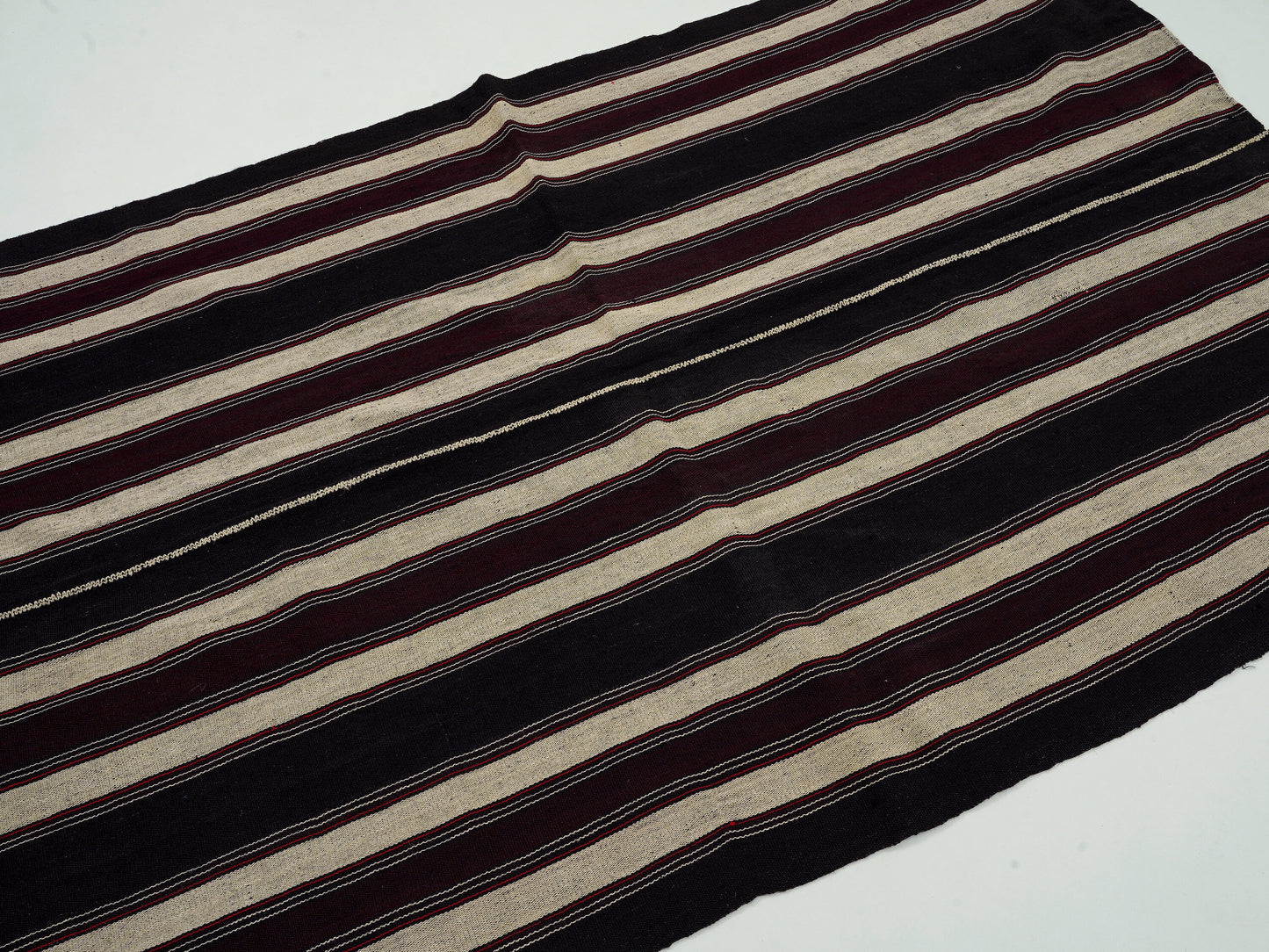 Rug Kilim 5x8, Turkish Handmade Kilim Rug, Vintage Antique Kilim Rug, Living Room Rug, Area Striped Kilim Rug, Goat Hair Rug, 12808