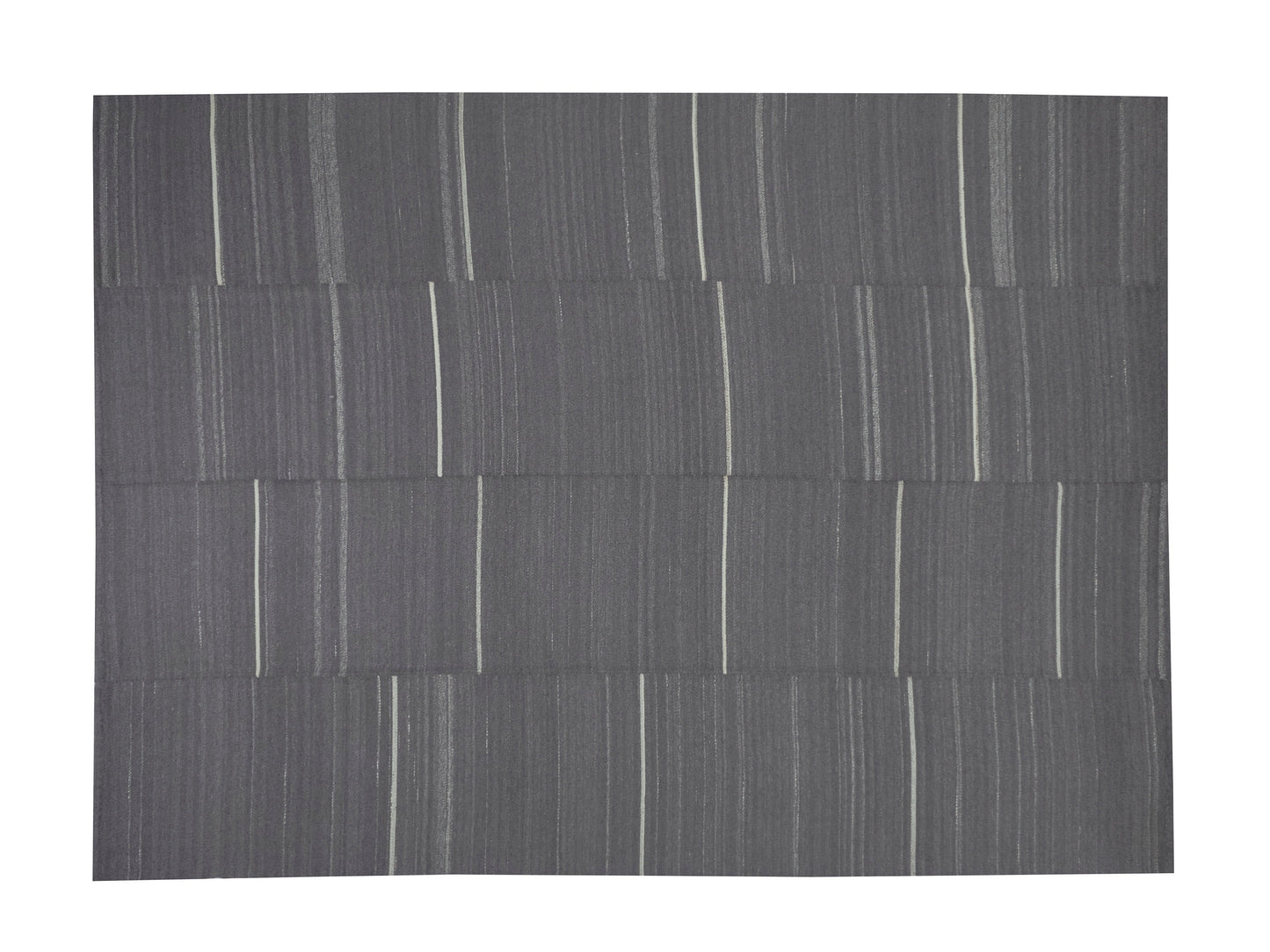 Vintage Kilim Rug, Area Faded Kilim Rug, Turkish Striped Kilim Rug, Handmade Kilim Rug, Oversize Rug, Living Room Rug, Kilim Rug 9x13, 8859