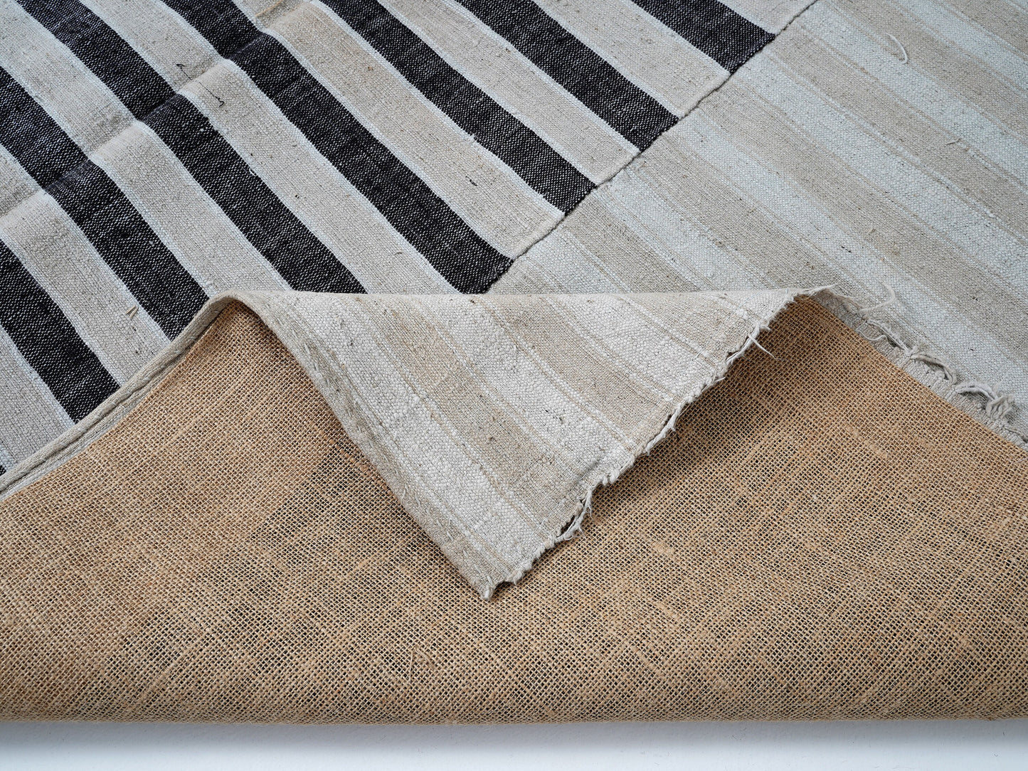 Vintage Area Kilim Rug, Turkish Striped Kilim Rug, Handmade Unique Kilim Rug, Neutral Muted Rug, Kid Room Rug, Kilim Rug 6x8, 12920