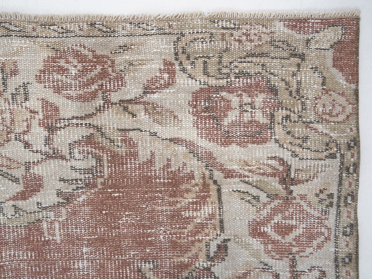 Turkish Rug, Vintage Rug, Handmade Rug, Area Rug, Oushak Rug, Carpet Rug, Bedroom Rug, Rug 5x9, Turkish Carpet, Neutral Rug, 11462