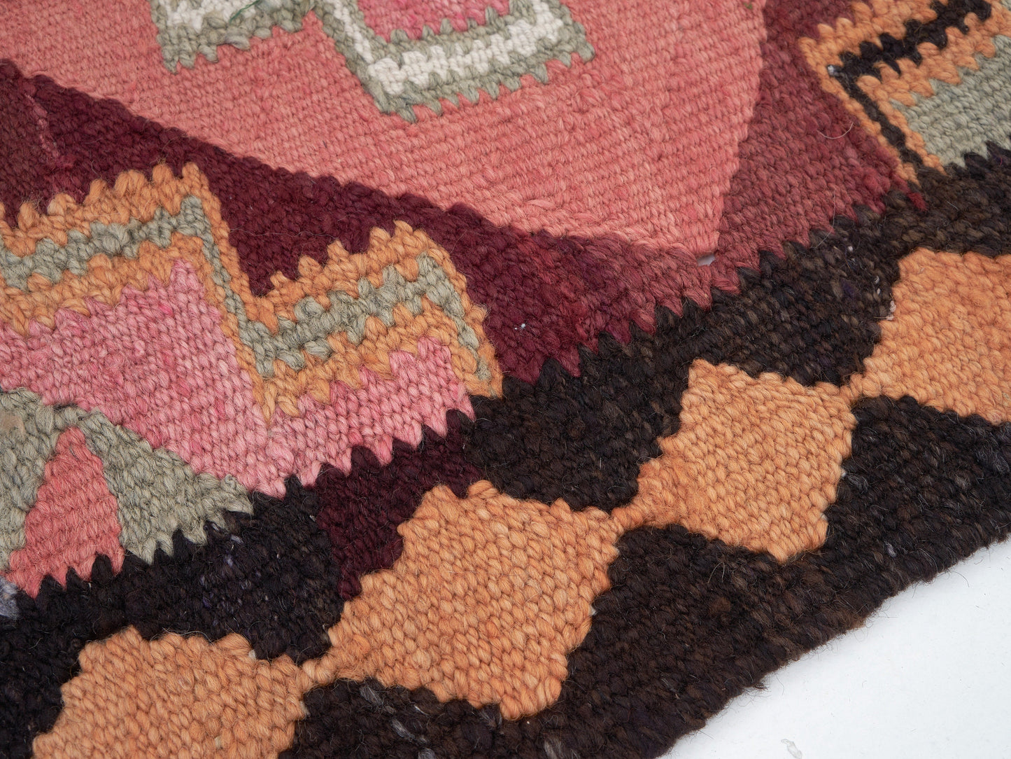 Turkish Runner, Vintage Runner, Oushak Runner, Kilim Runner Rug, Handmade Runner Rug, Anatolia Rug, Hallway Runner, Runner Rug 3x11, 11320