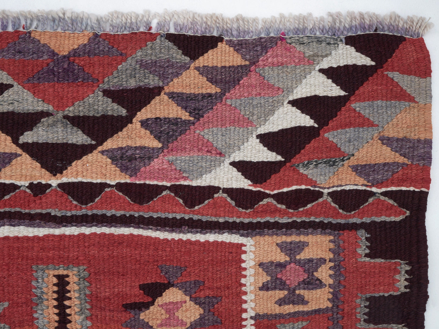 Kilim Runner Rug, Oushak Vintage Runner Rug, Turkish Eclectic Runner Rug, Kitchen Runner, Rug Runner, Bohemian Rug, Runner Rug 3x10, 11313
