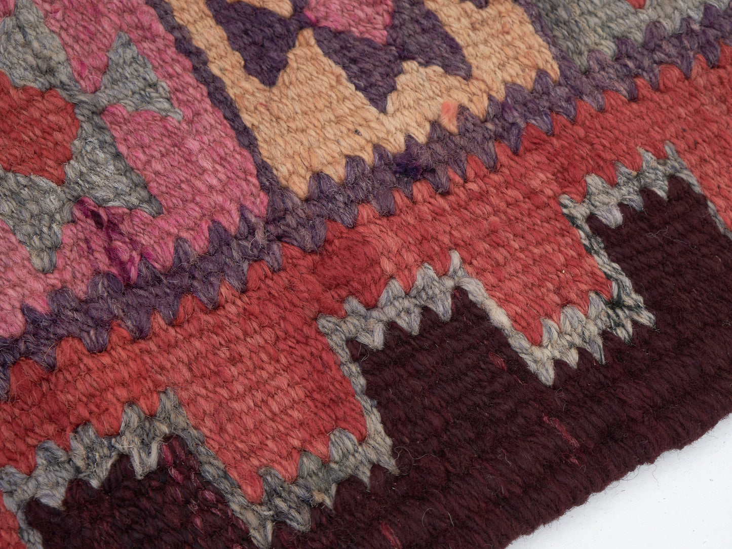 Kilim Runner Rug, Oushak Vintage Runner Rug, Turkish Eclectic Runner Rug, Kitchen Runner, Rug Runner, Bohemian Rug, Runner Rug 3x10, 11313