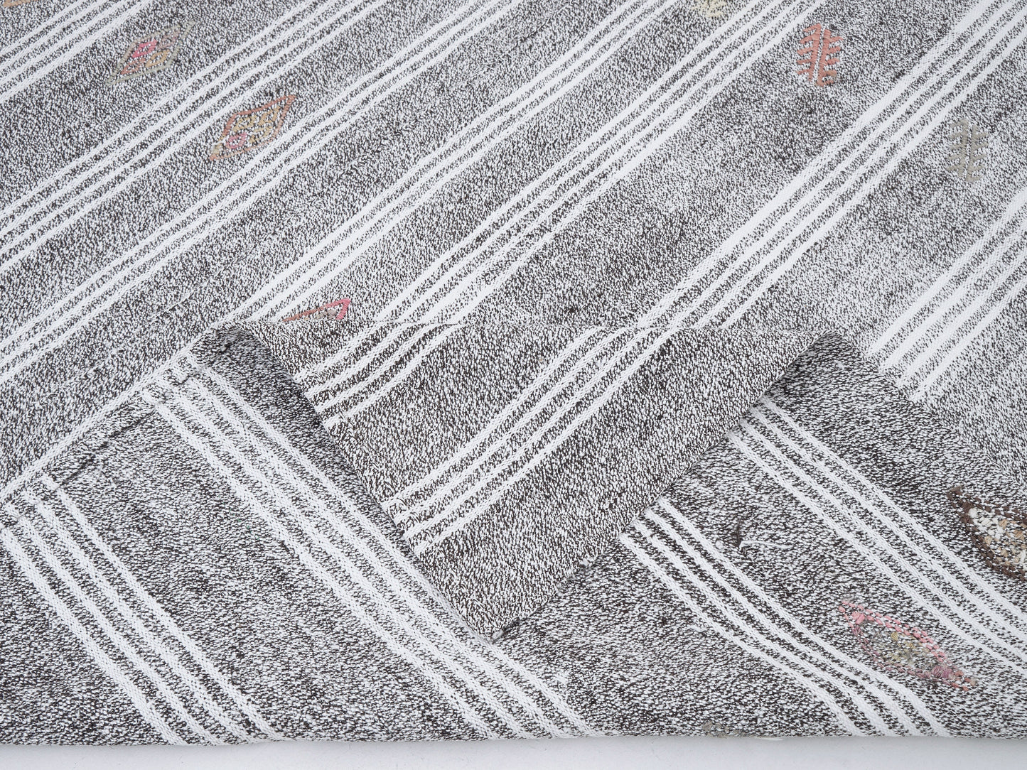 White Striped Kilim Rug, Turkish Kilim Rug, Kilim Rug 6x9, Kilim Rug, Unique Rug, Living Room Rug, Vintage Kilim, Neutral Rug, 12187