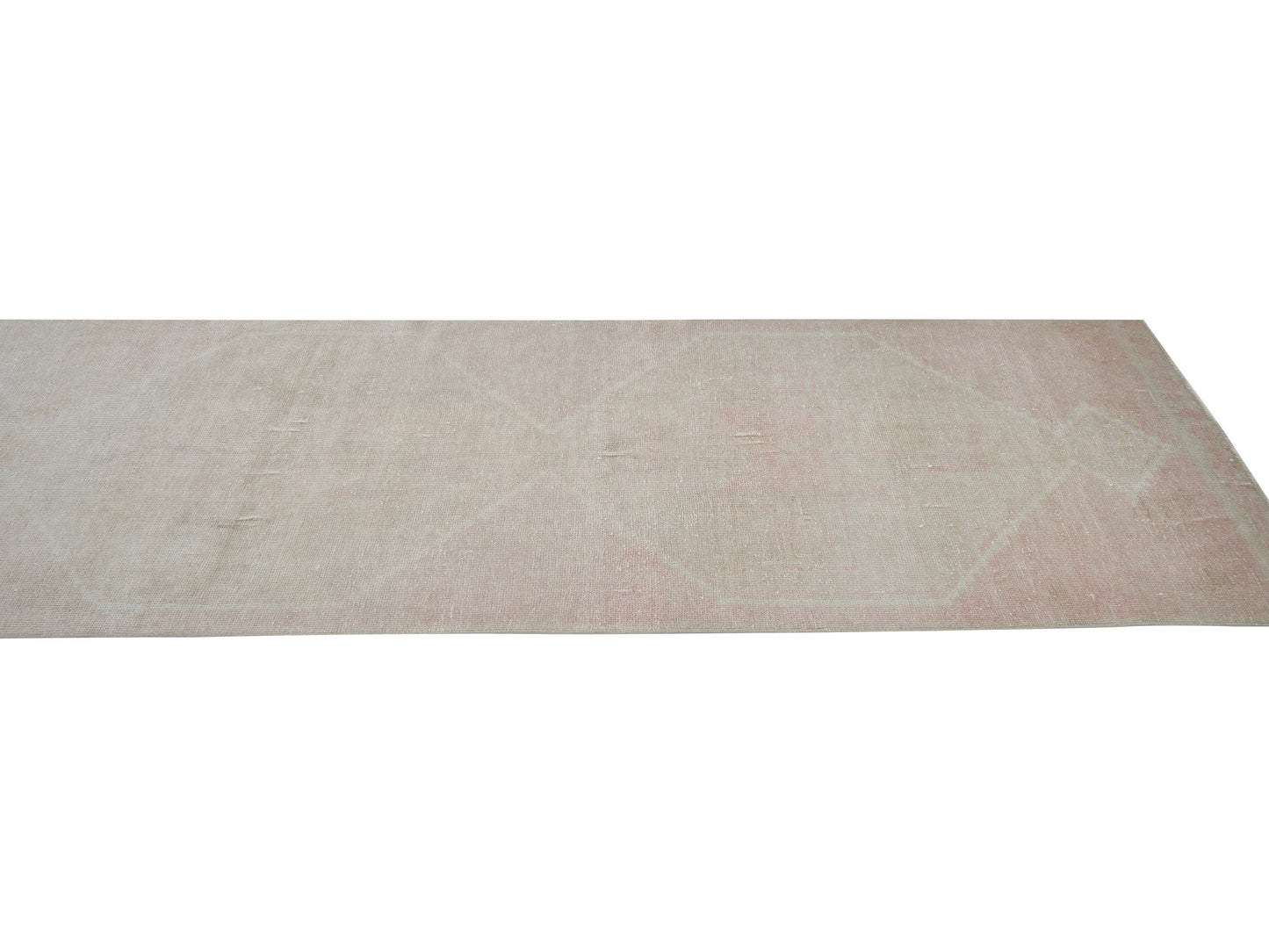 Oushak Runner, Carpet Runner, Turkish Runner, Vintage Runner, Handmade Runner Rug, Beige Rug, Hallway Runner, Rug Runner 3x13, 12335