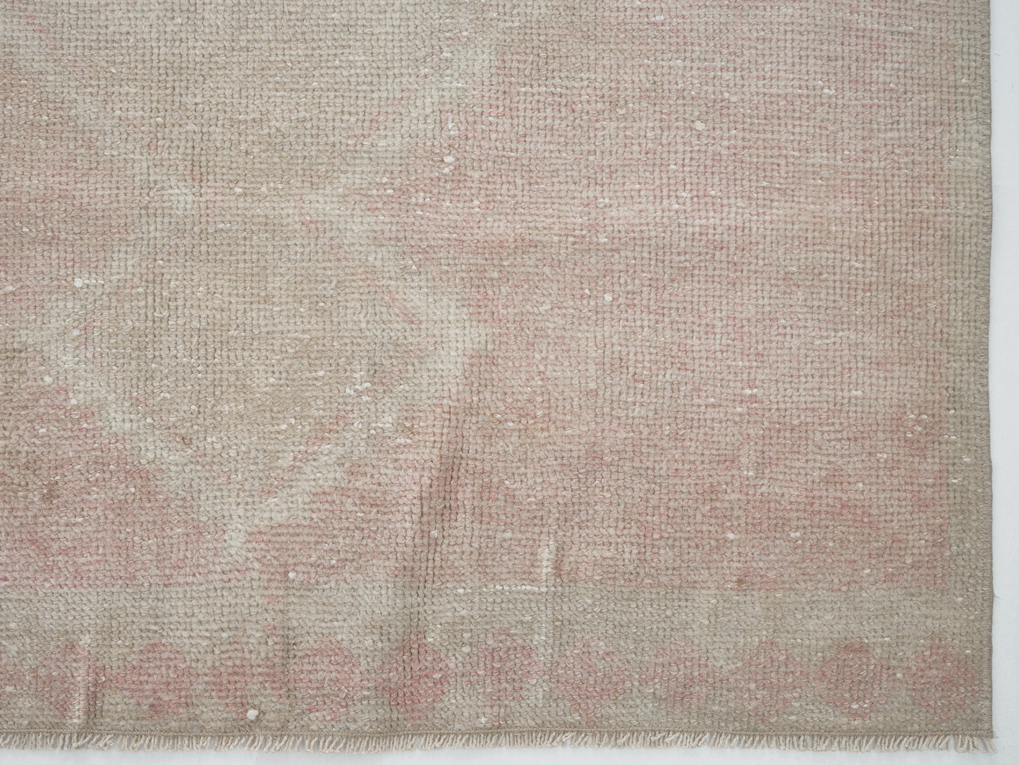 Oushak Runner, Carpet Runner, Turkish Runner, Vintage Runner, Handmade Runner Rug, Beige Rug, Hallway Runner, Rug Runner 3x13, 12335
