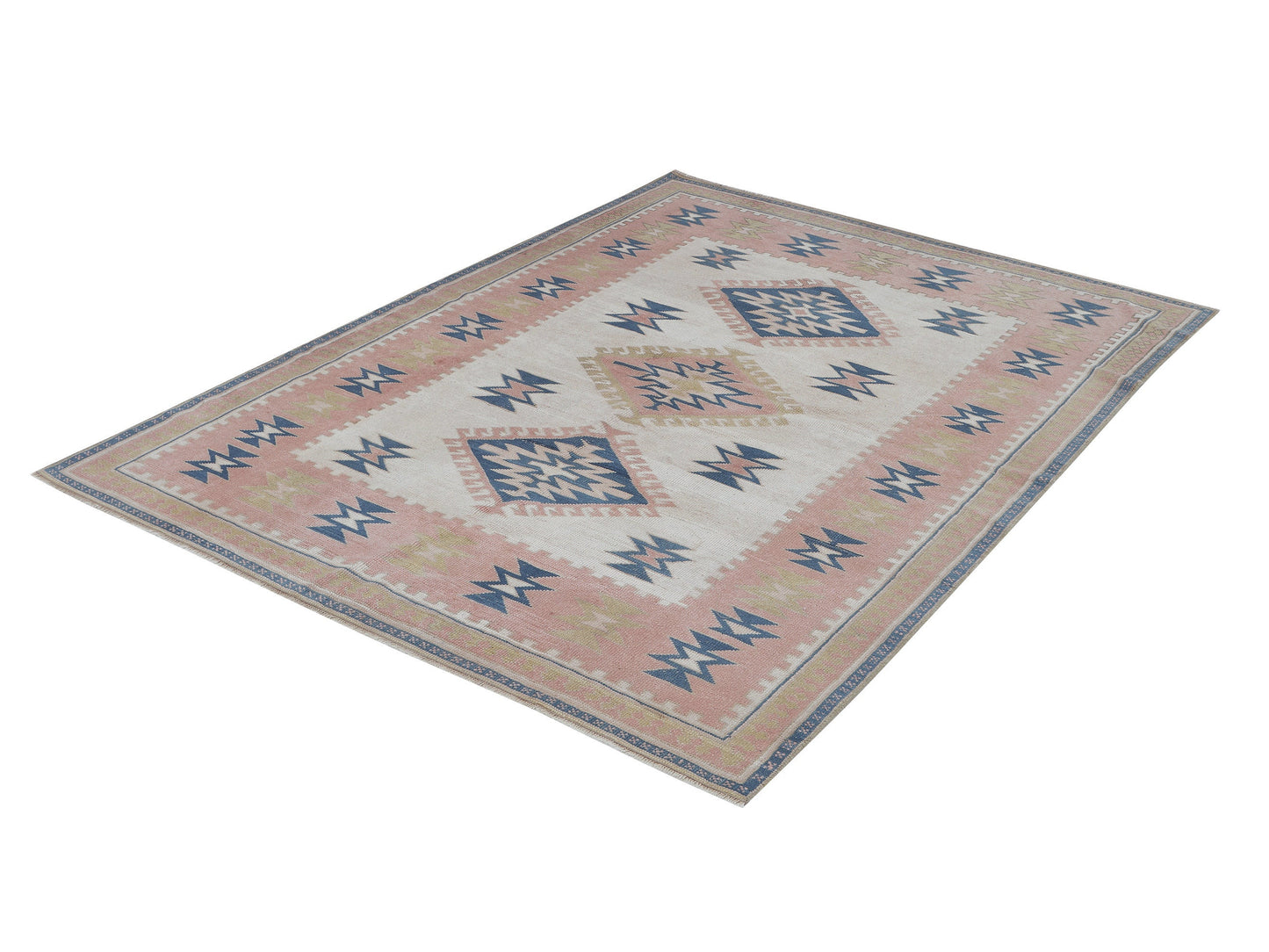 Carpet Rug, Rug 5x7, Turkish Rug, Oushak Rug, Vintage Rug, Handmade Rug, Area Rug, Anatolia Rug, Turkish Carpet, Kid Room Rug, 12439