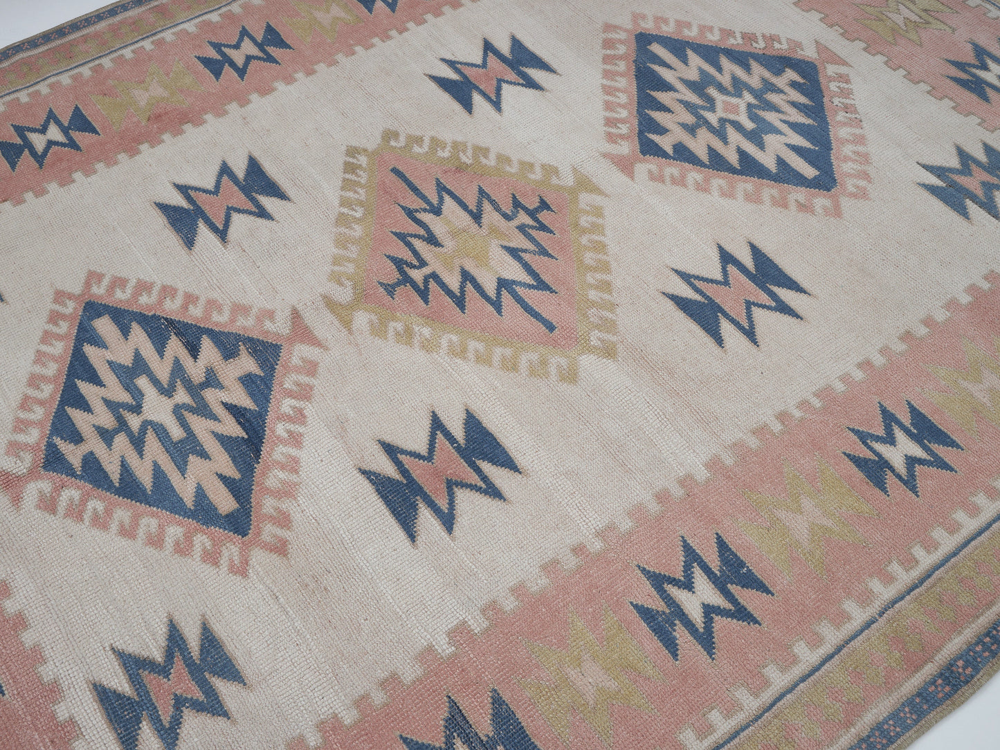 Carpet Rug, Rug 5x7, Turkish Rug, Oushak Rug, Vintage Rug, Handmade Rug, Area Rug, Anatolia Rug, Turkish Carpet, Kid Room Rug, 12439