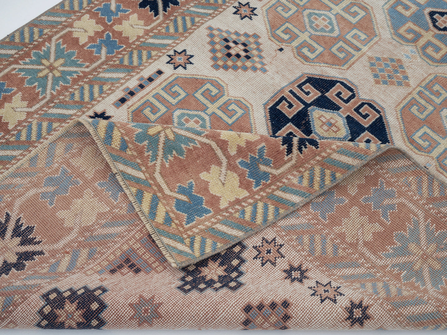 Handmade Area Rug, Turkish Vintage Rug, Oushak Eclectic Rug, Anatolia Rug, Turkey Rug, Vintage Carpet, Living Room Rug, Rug 4x5, 12424
