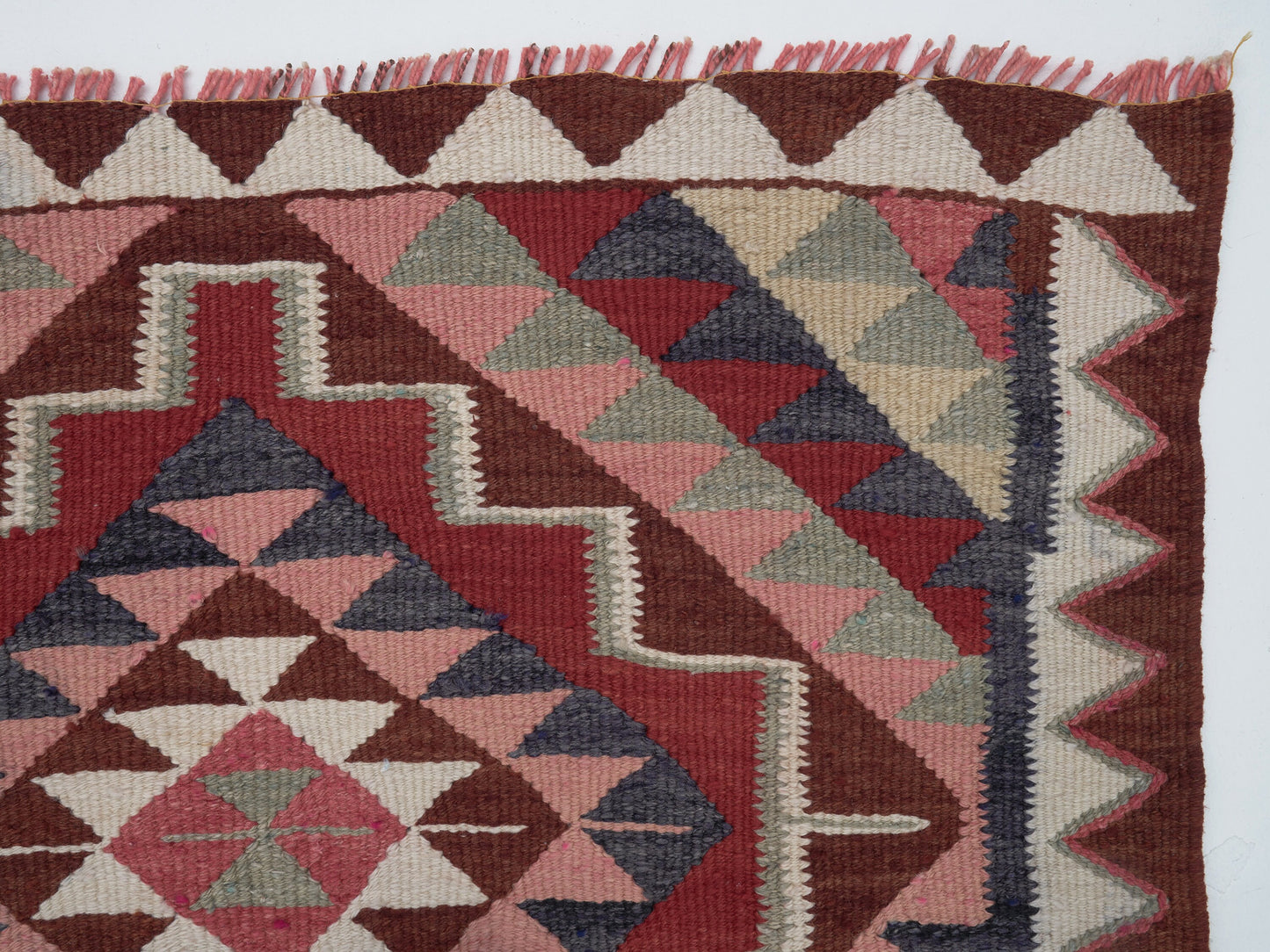 Vintage Runner, Oushak Runner, Turkish Runner, Handmade Runner Rug, Kilim Runner Rug, Hallway Runner, Runner Rug 3x11, Long Runner, 11423