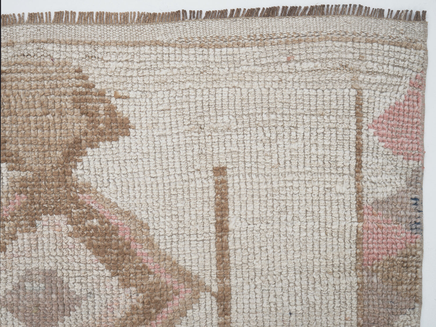 Turkish Vintage Runner Rug, Oushak Handmade Runner Rug, Neutral Muted Rug, Kitchen Runner, Rug Runner, Kilim Runner, Runner Rug 4x10, 12513