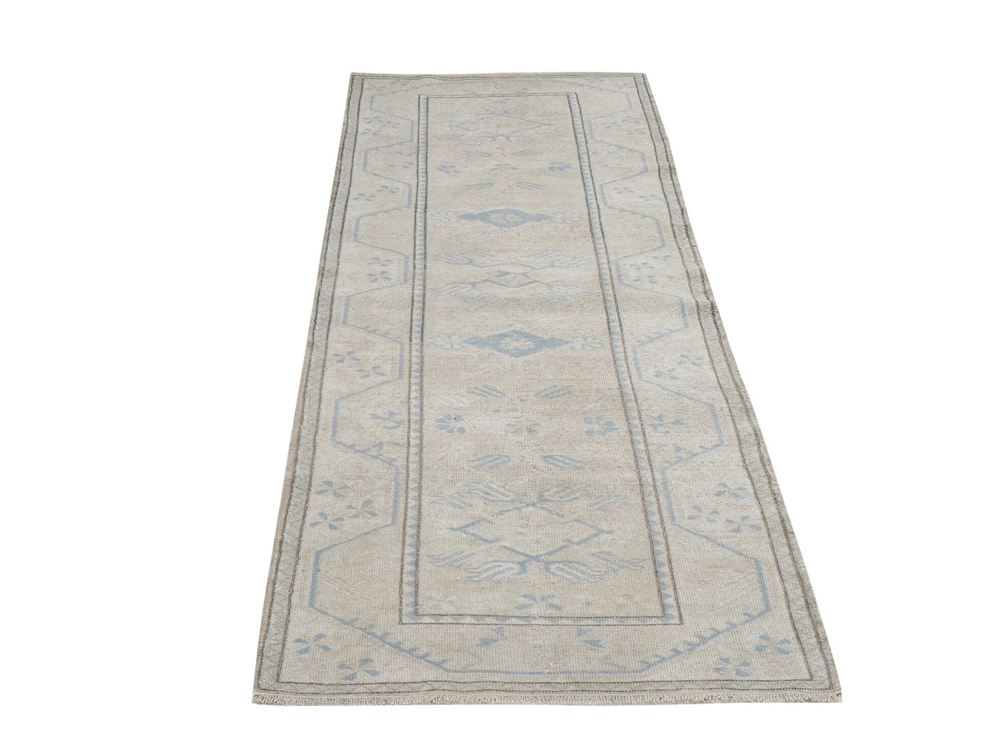 Oushak Rug, Turkish Rug, Vintage Rug, Handmade Runner Rug, Carpet Runner, Primitive Rug, Entryway Rug, Rug Runner, Runner Rug 3x9, 12429
