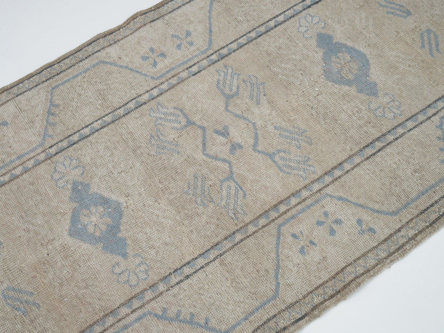 Oushak Rug, Turkish Rug, Vintage Rug, Handmade Runner Rug, Carpet Runner, Primitive Rug, Entryway Rug, Rug Runner, Runner Rug 3x9, 12429
