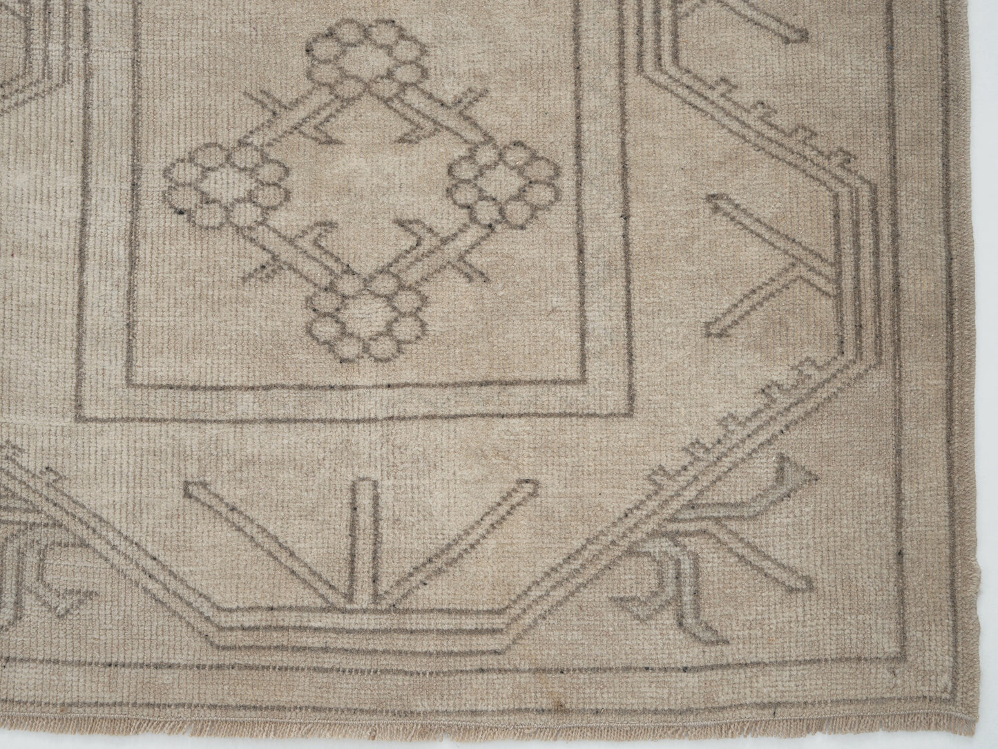 Vintage Antique Runner Rug, Turkish Oushak Runner Rug, Handmade Faded Runner Rug, Scandinavian Rug, Hallway Runner, Runner Rug 3x9, 12521