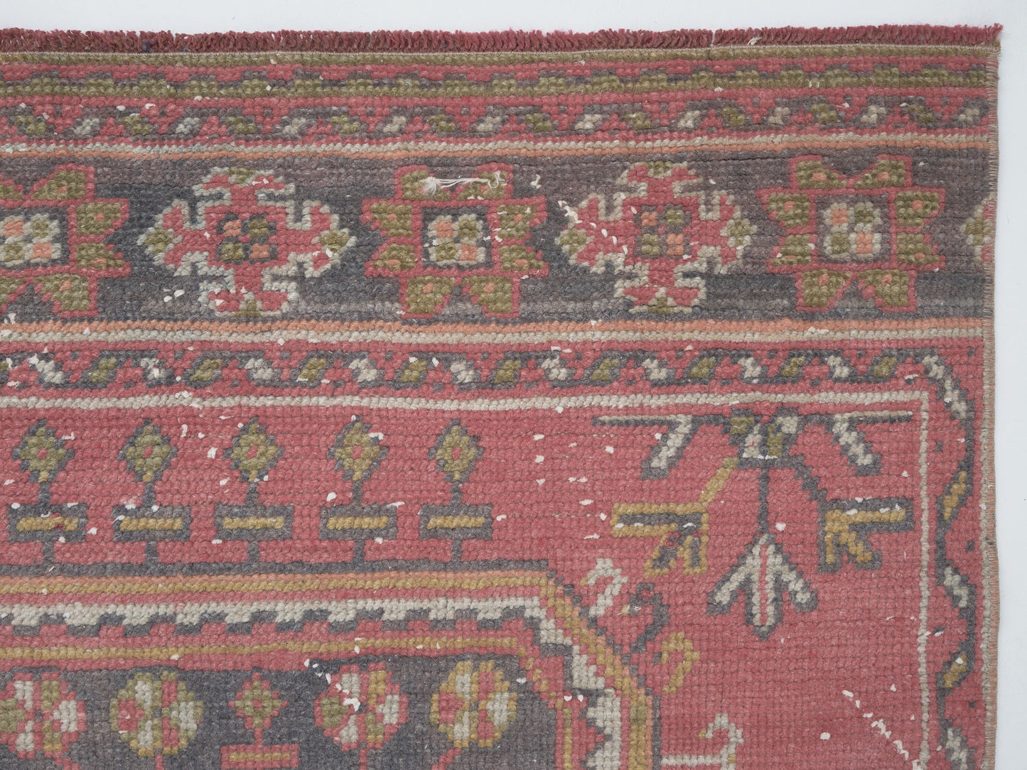 Runner Rug 3x11, Handmade Runner Rug, Turkish Runner, Oushak Runner, Vintage Runner, Anatolia Rug, Bohemian Rug, Carpet Runner, 12511