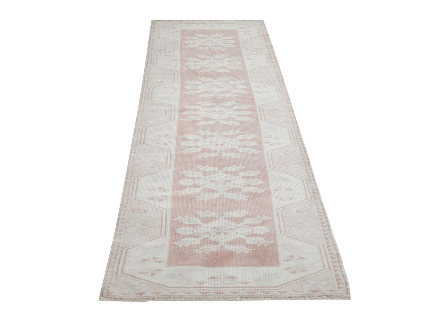 Vintage Oushak Runner Rug, Handmade Runner Rug, Turkish Runner, Hallway Runner, Long Narrow Runner Rug, Carpet Runner, Runner Rug 3x9, 12427