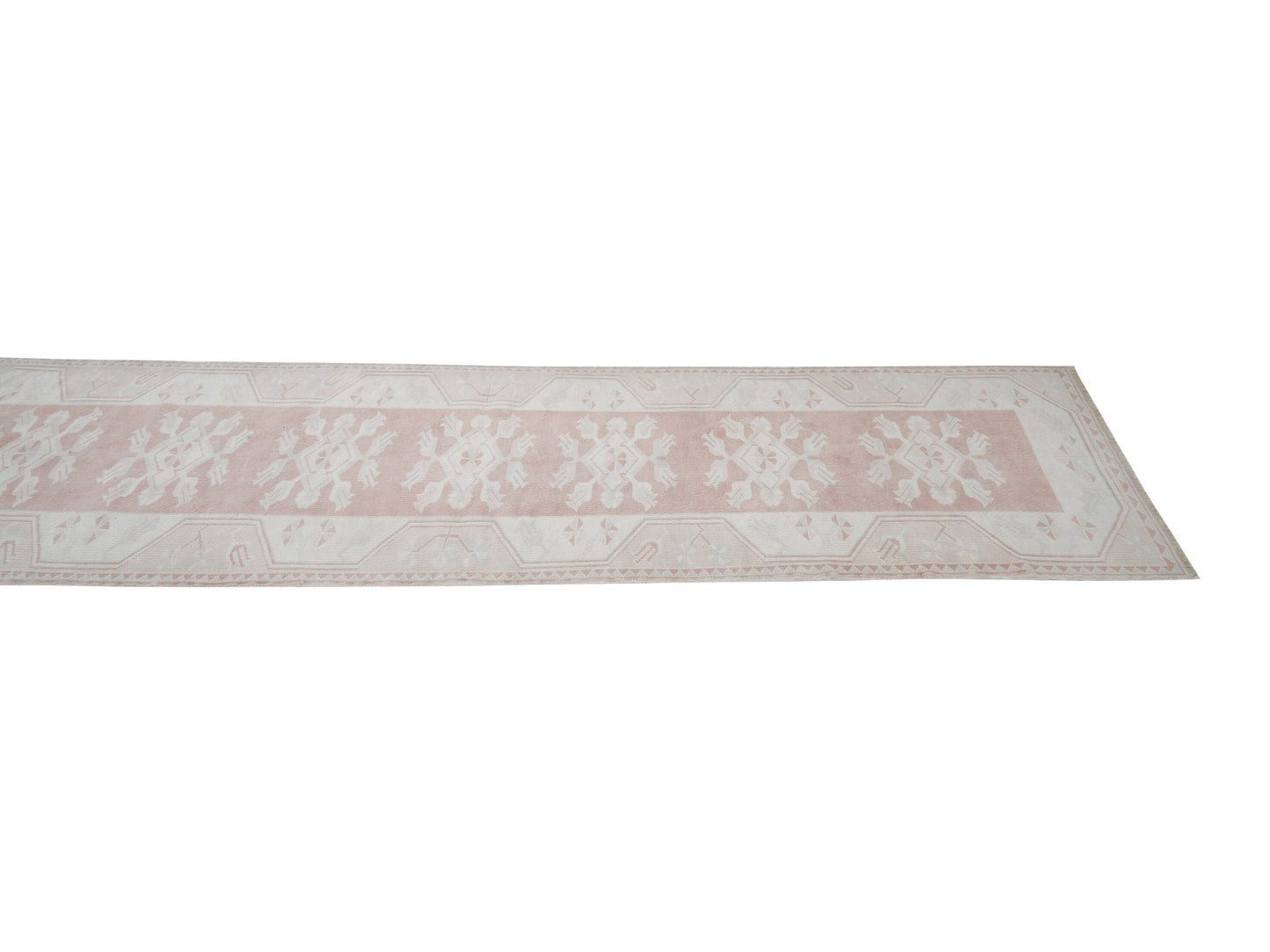 Vintage Oushak Runner Rug, Handmade Runner Rug, Turkish Runner, Hallway Runner, Long Narrow Runner Rug, Carpet Runner, Runner Rug 3x9, 12427