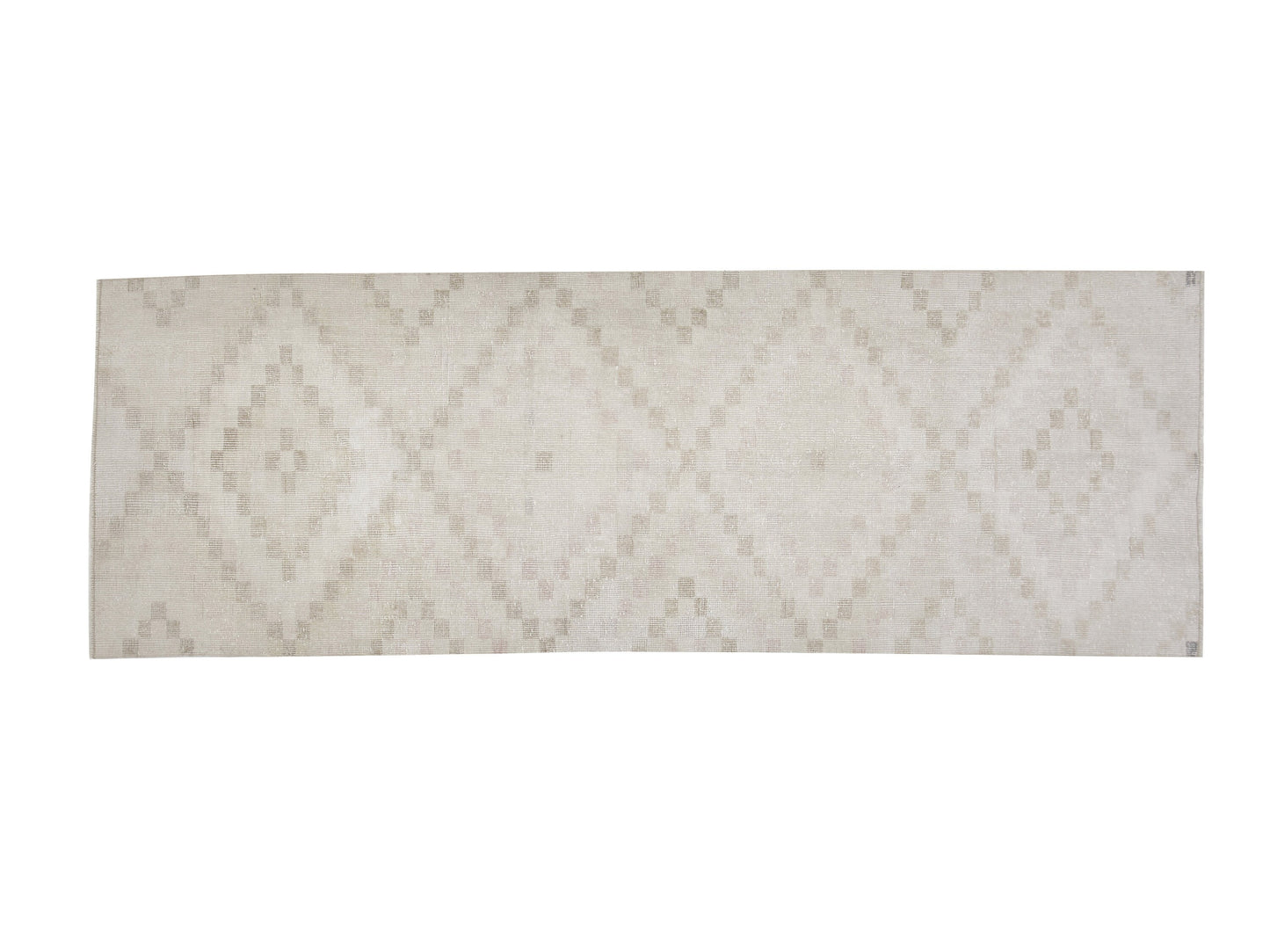 Carpet Runner, Turkish Vintage Runner Rug, Handmade Runner Rug, Kitchen Runner, Oushak Runner, Scandinavian Rug, Rug Runner 3x9, 12383