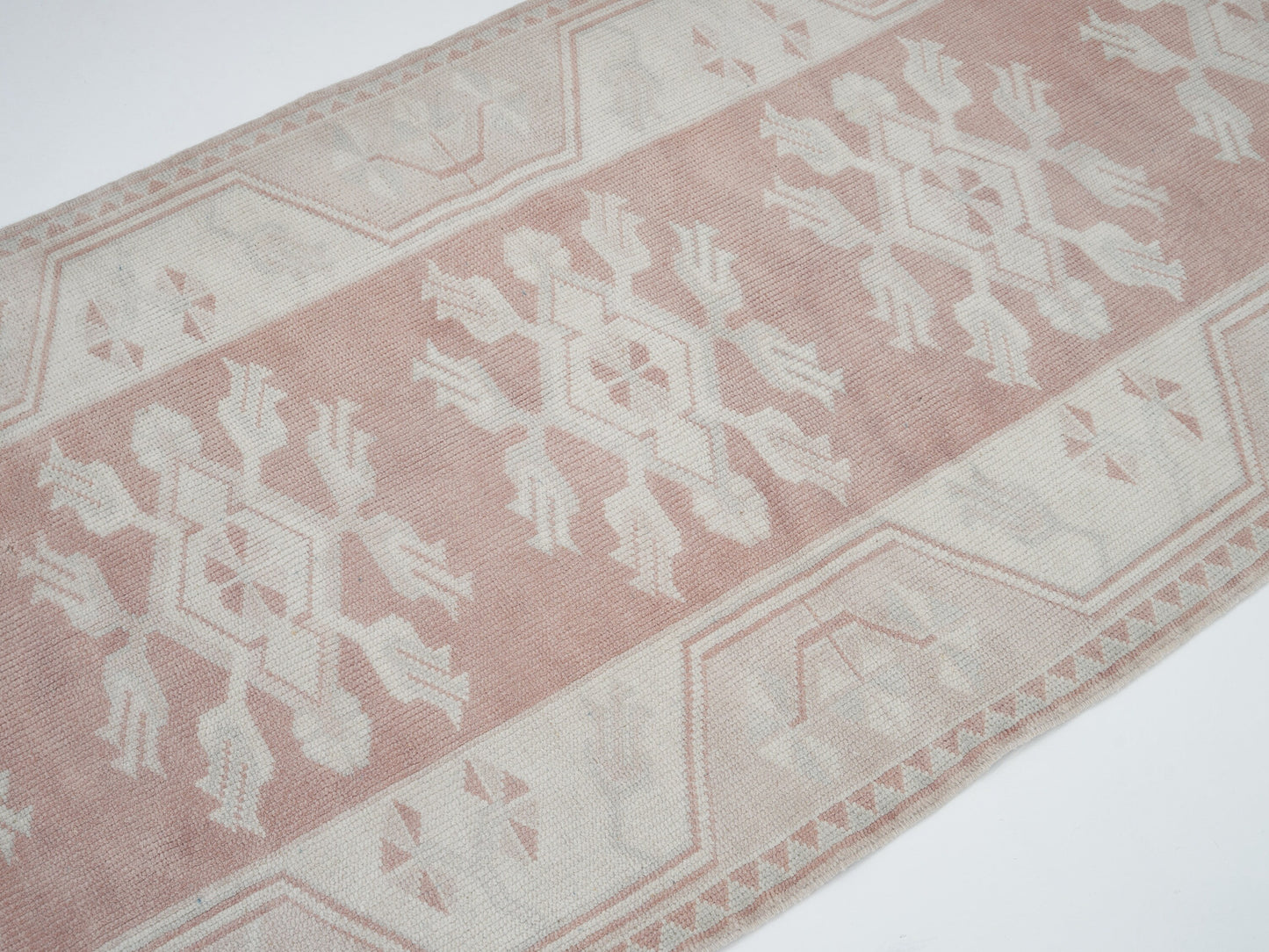 Vintage Oushak Runner Rug, Handmade Runner Rug, Turkish Runner, Hallway Runner, Long Narrow Runner Rug, Carpet Runner, Runner Rug 3x9, 12427