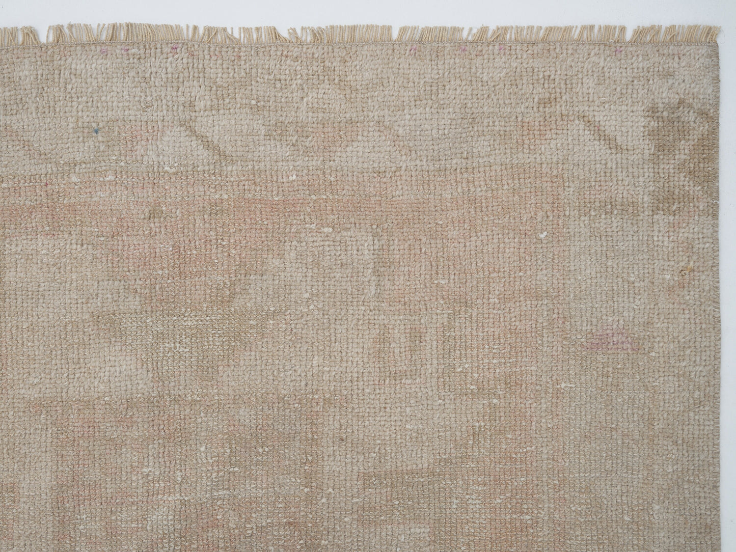 Carpet Runner, Oushak Handmade Runner Rug, Turkish Vintage Runner Rug, Neutral Rug, Hallway Runner, Scandinavian Rug, Runner Rug 3x11, 12453