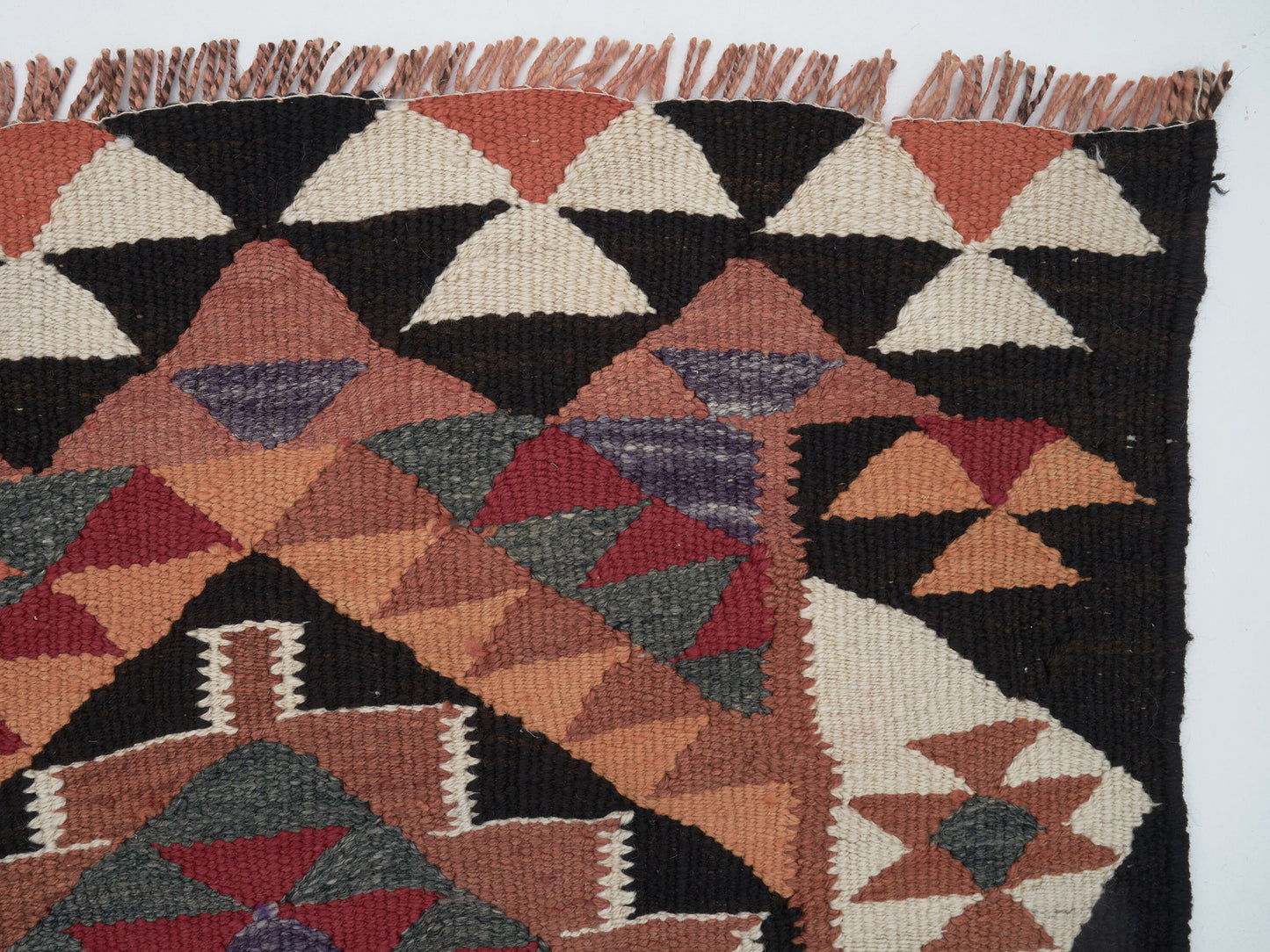 Rug Runner 3x10, Vintage Handmade Runner Rug, Kilim Runner Rug, Oushak Runner, Kilim Runner Rug, Long Narrow Runner Rug, 11422