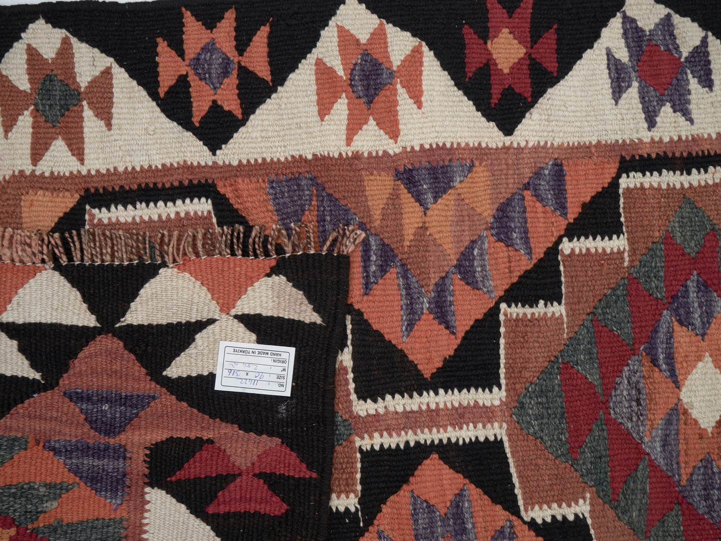 Rug Runner 3x10, Vintage Handmade Runner Rug, Kilim Runner Rug, Oushak Runner, Kilim Runner Rug, Long Narrow Runner Rug, 11422