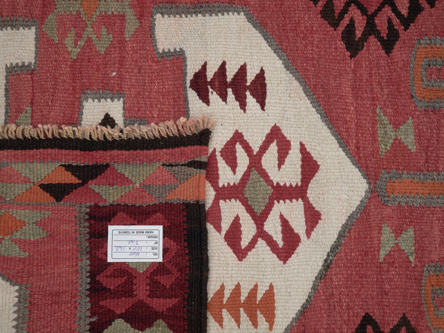 Vintage Handmade Runner Rug, Oushak Eclectic Runner Rug, Turkish Runner, Bohemian Rug, Kilim Runner Rug,Anatolia Rug, Runner Rug 3x10, 11436