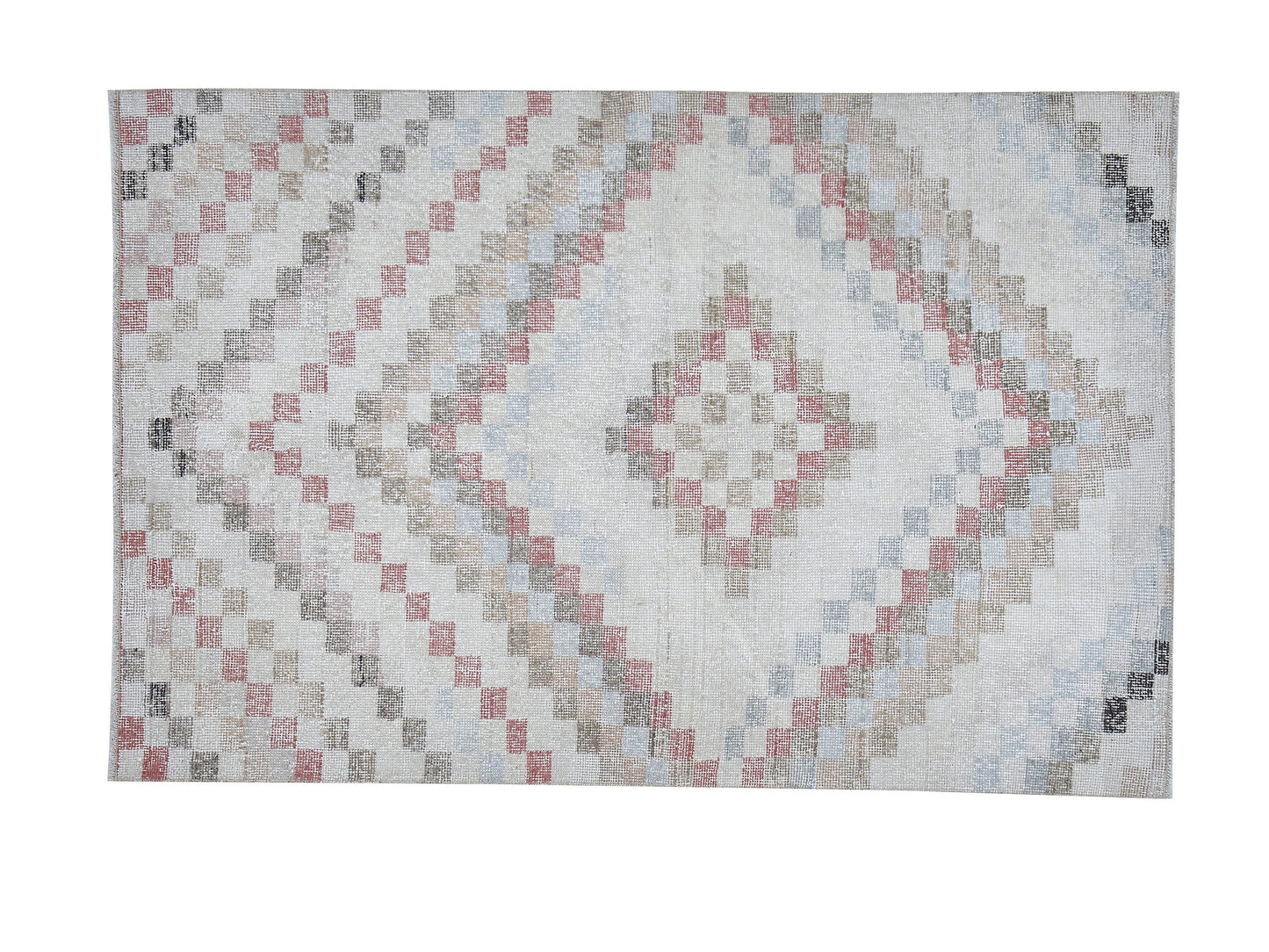 Vintage Handmade Area Rug, Turkish Oushak Unique Rug, Neutral Floor Rug, Living Room Rug, Turkey Rug, Vintage Carpet, Rug 4x6, 12428