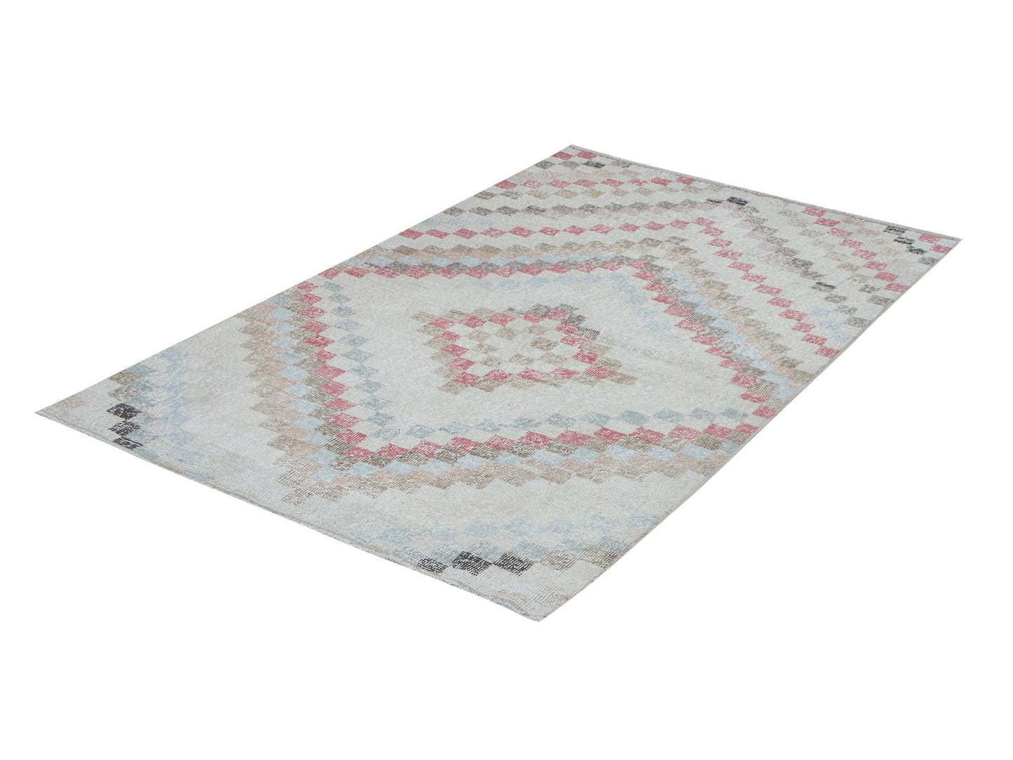 Vintage Handmade Area Rug, Turkish Oushak Unique Rug, Neutral Floor Rug, Living Room Rug, Turkey Rug, Vintage Carpet, Rug 4x6, 12428
