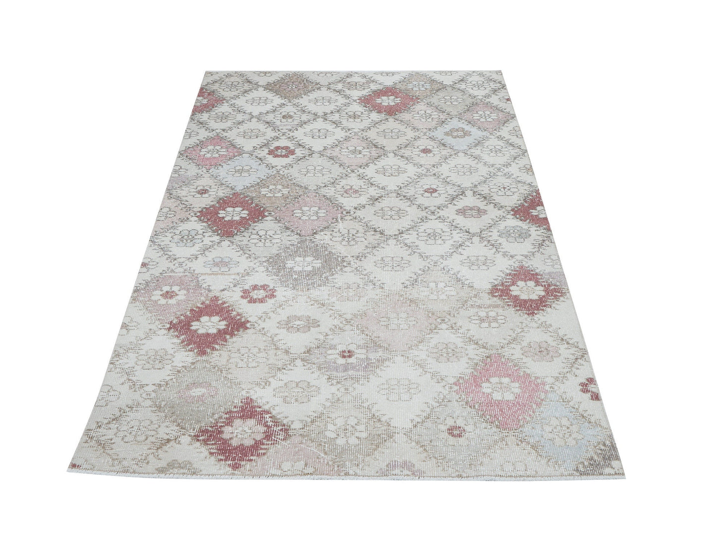 Rug 4x7, Vintage Rug, Oushak Rug, Handmade Rug, Turkish Rug, Area Rug, Neutral Rug, Contemporary Decor, Turkey Rug, Carpet Rug, 12429