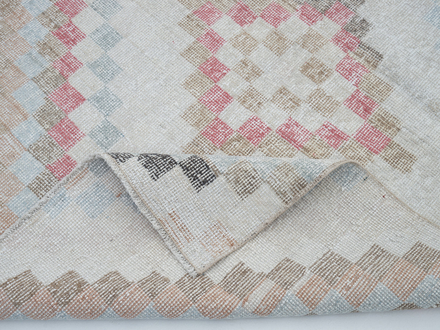 Vintage Handmade Area Rug, Turkish Oushak Unique Rug, Neutral Floor Rug, Living Room Rug, Turkey Rug, Vintage Carpet, Rug 4x6, 12428