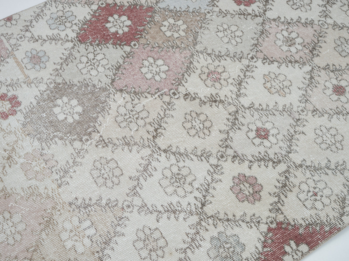 Rug 4x7, Vintage Rug, Oushak Rug, Handmade Rug, Turkish Rug, Area Rug, Neutral Rug, Contemporary Decor, Turkey Rug, Carpet Rug, 12429