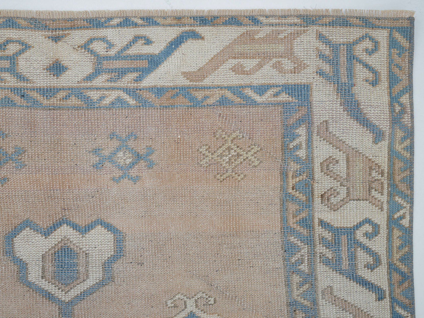 Vintage Handmade Area Rug, Turkish Oushak Eclectic Rug, Anatolia Rug, Bohemian Rug, Living Room Rug, Carpet Rug, Turkey Rug, Rug 4x6, 12430