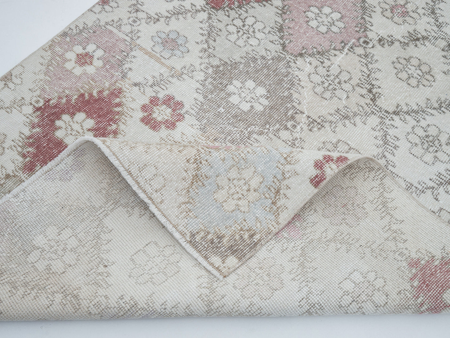 Rug 4x7, Vintage Rug, Oushak Rug, Handmade Rug, Turkish Rug, Area Rug, Neutral Rug, Contemporary Decor, Turkey Rug, Carpet Rug, 12429