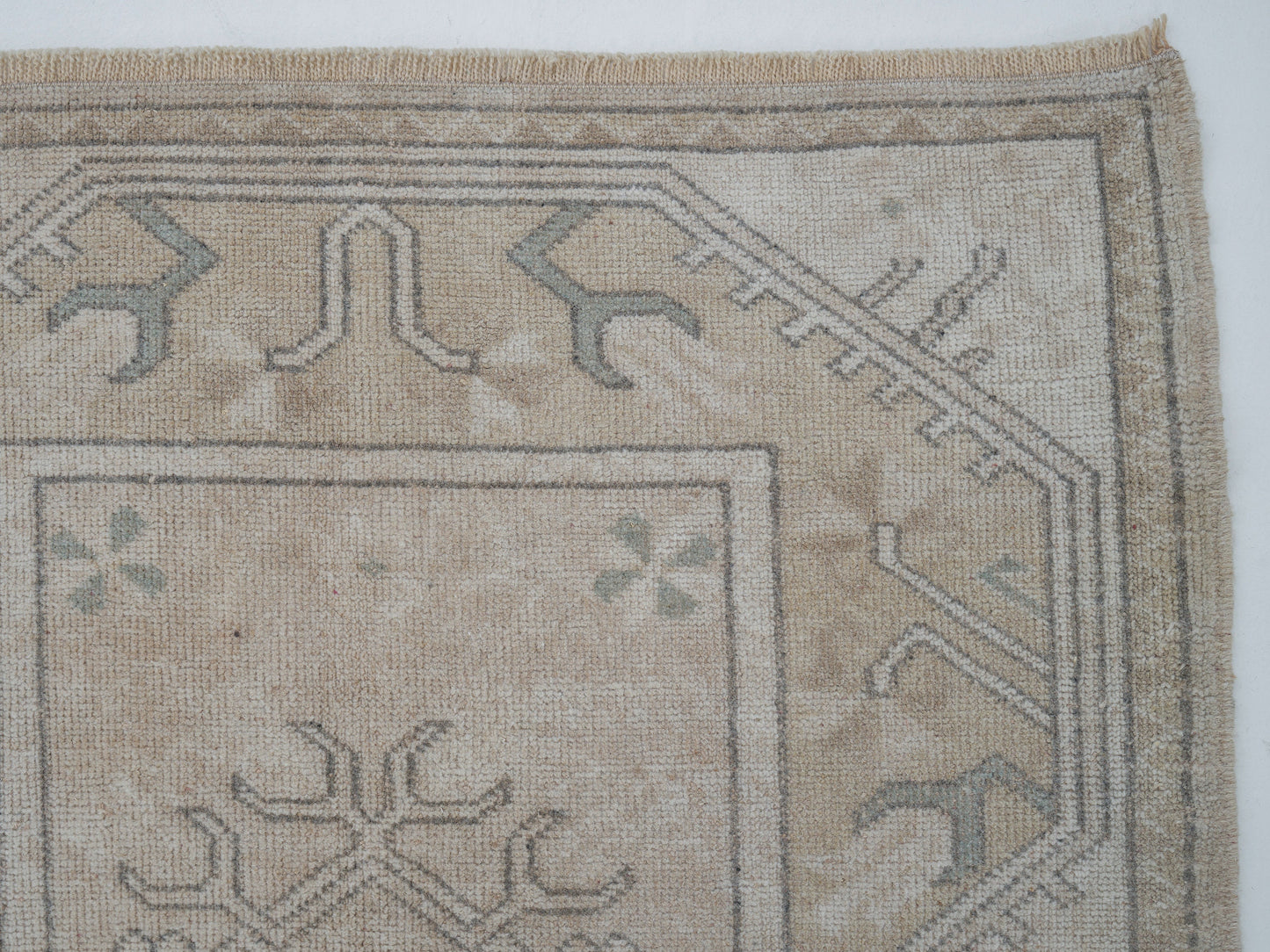 Turkish Vintage Oushak Runner Rug, Handmade Rustic Runner Rug, Carpet Runner, Long Narrow Runner Rug, Kitchen Runner, Runner Rug 3x10, 12420