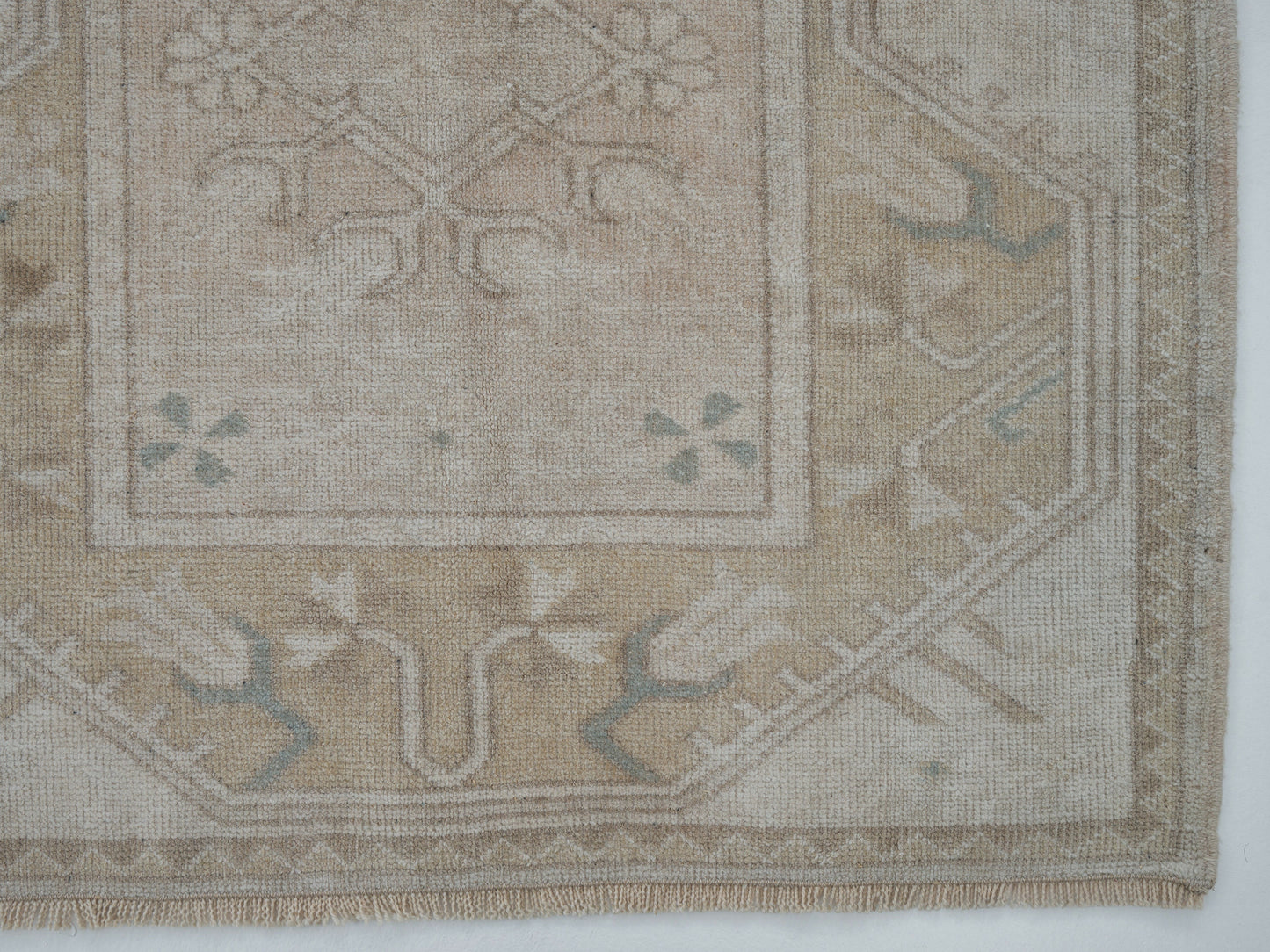 Turkish Vintage Oushak Runner Rug, Handmade Rustic Runner Rug, Carpet Runner, Long Narrow Runner Rug, Kitchen Runner, Runner Rug 3x10, 12420