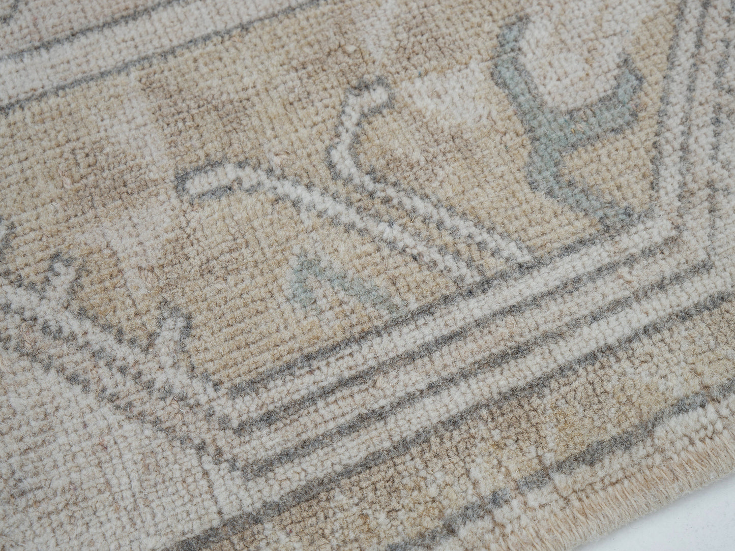 Turkish Vintage Oushak Runner Rug, Handmade Rustic Runner Rug, Carpet Runner, Long Narrow Runner Rug, Kitchen Runner, Runner Rug 3x10, 12420