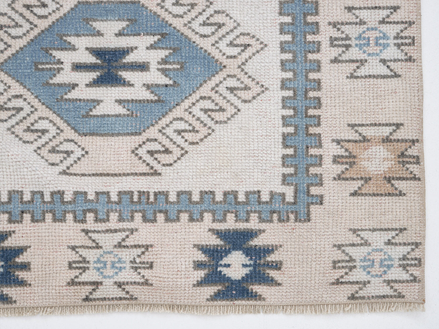 Turkish Vintage Rug, Handmade Area Rug, Oushak Rug 3x4, Neutral Muted Rug, Living Room Rug, Vintage Carpet, Carpet Rug, Turkey Rug, 12289