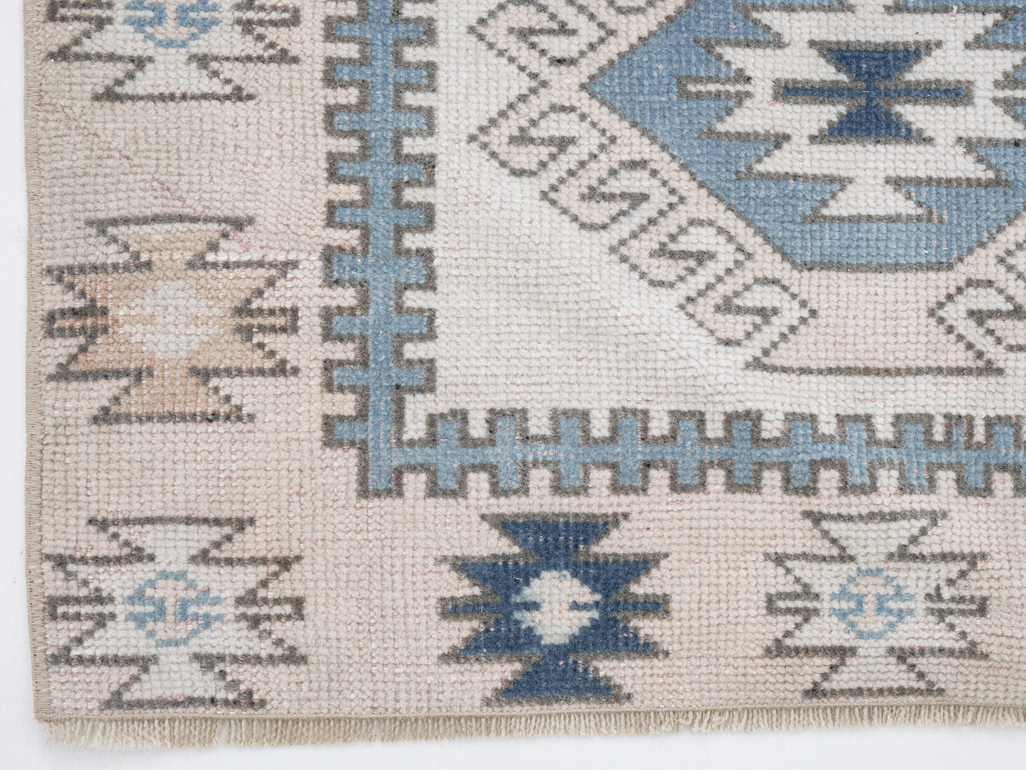 Turkish Vintage Rug, Handmade Area Rug, Oushak Rug 3x4, Neutral Muted Rug, Living Room Rug, Vintage Carpet, Carpet Rug, Turkey Rug, 12289