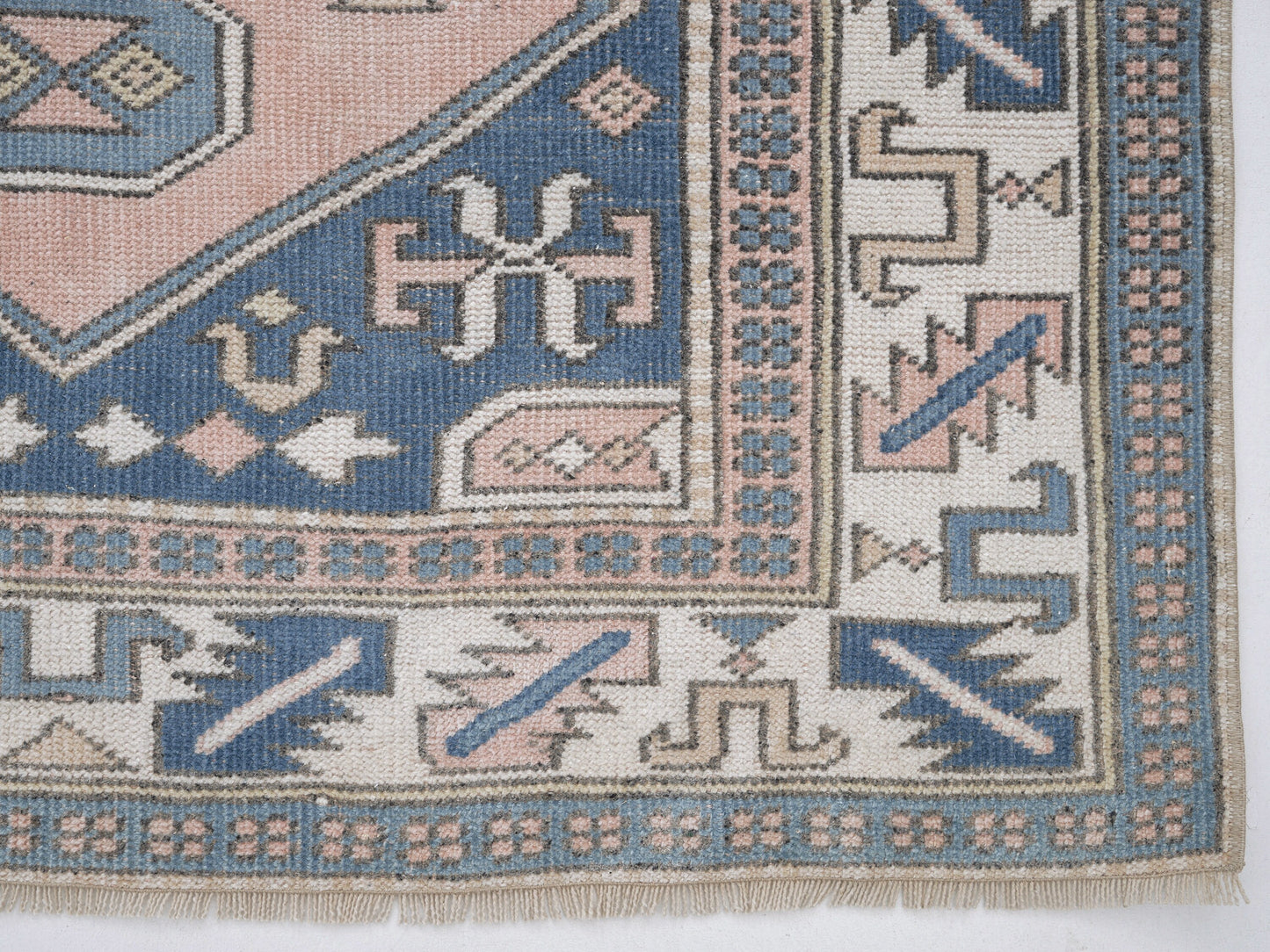 Turkish Vintage Oushak Rug, Handmade Area Unique Rug, Neutral Floor Rug, Bohemian Rug, Bedroom Rug, Anatolia Rug, Turkey Rug, Rug 4x7, 12300