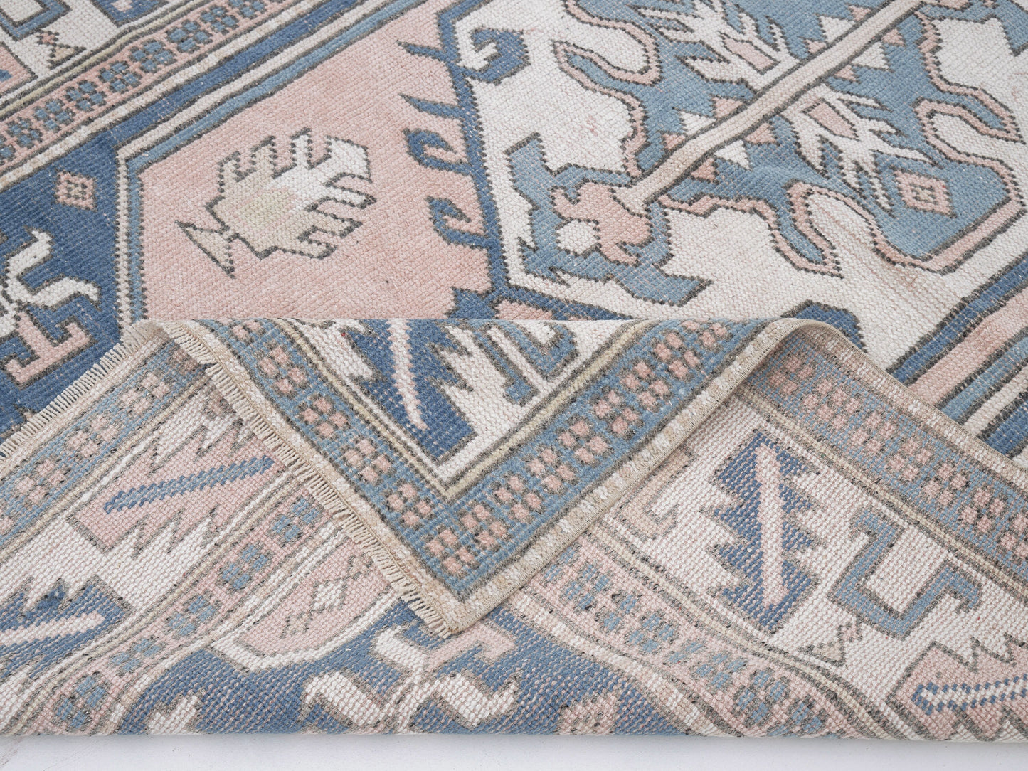 Turkish Vintage Oushak Rug, Handmade Area Unique Rug, Neutral Floor Rug, Bohemian Rug, Bedroom Rug, Anatolia Rug, Turkey Rug, Rug 4x7, 12300