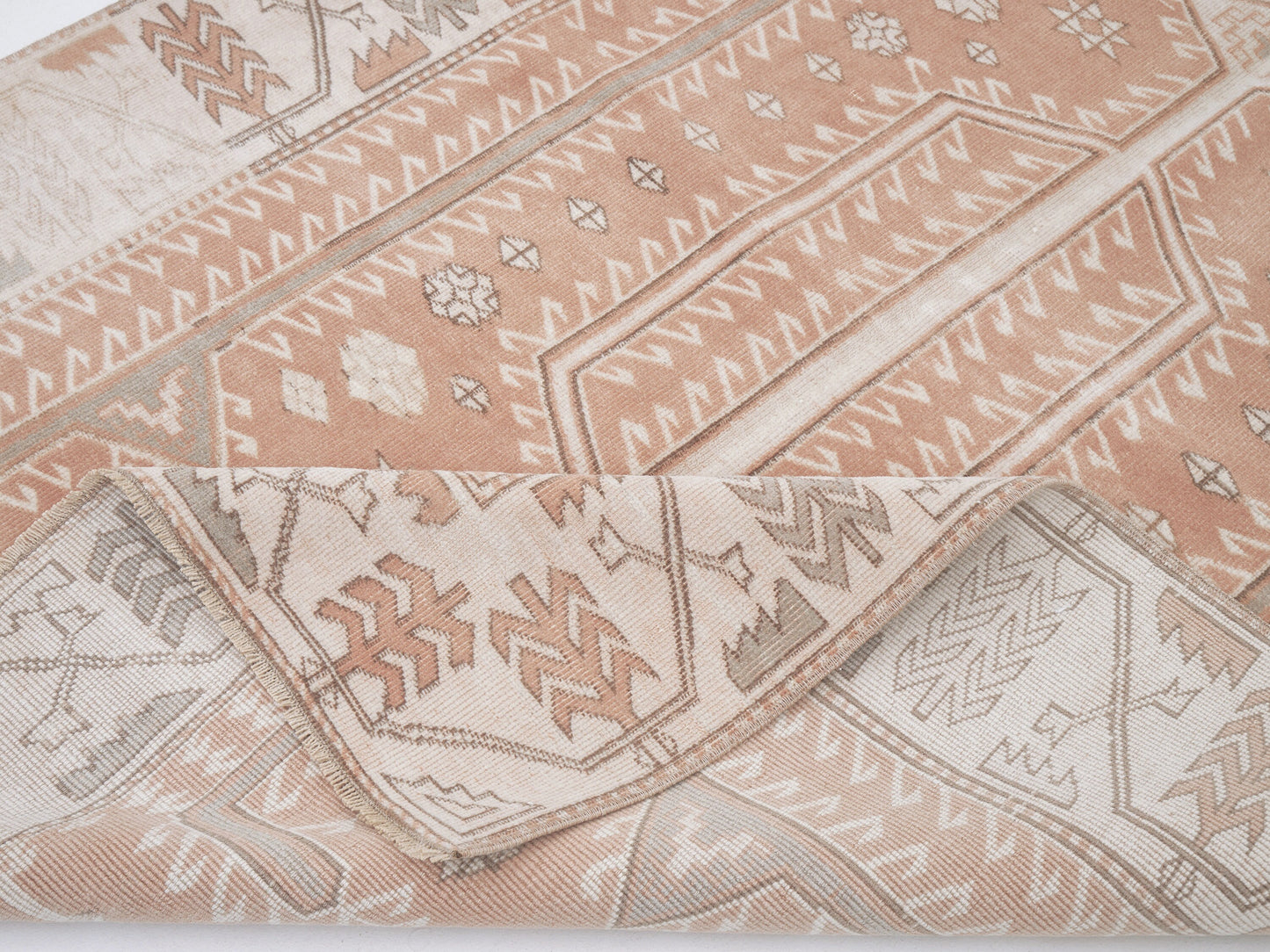 Turkish Vintage Oushak Rug, Handmade Area Unique Rug, Neutral Muted Rug, Living Room Rug, Turkish Carpet, Carpet Rug, Rug 4x6, 12304
