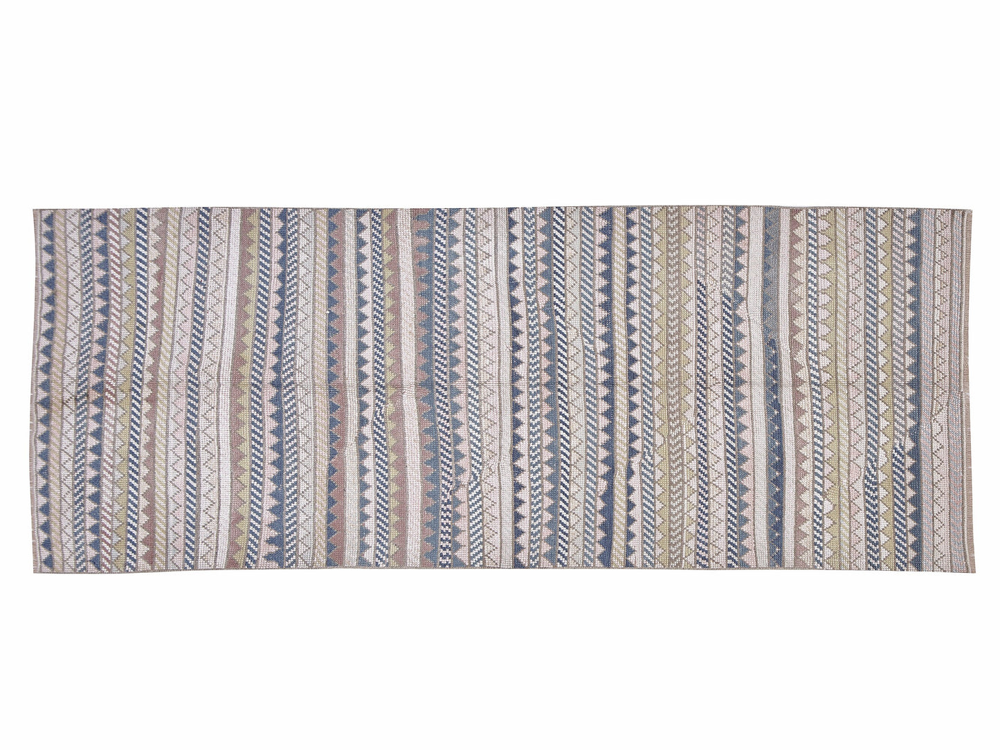 Oushak Vintage Rug, Handmade Eclectic Rug, Turkish Area Rug, Bohemian Rug, Living Room Rug, Rug 3x7, Carpet Rug, Turkish Carpet, 12307