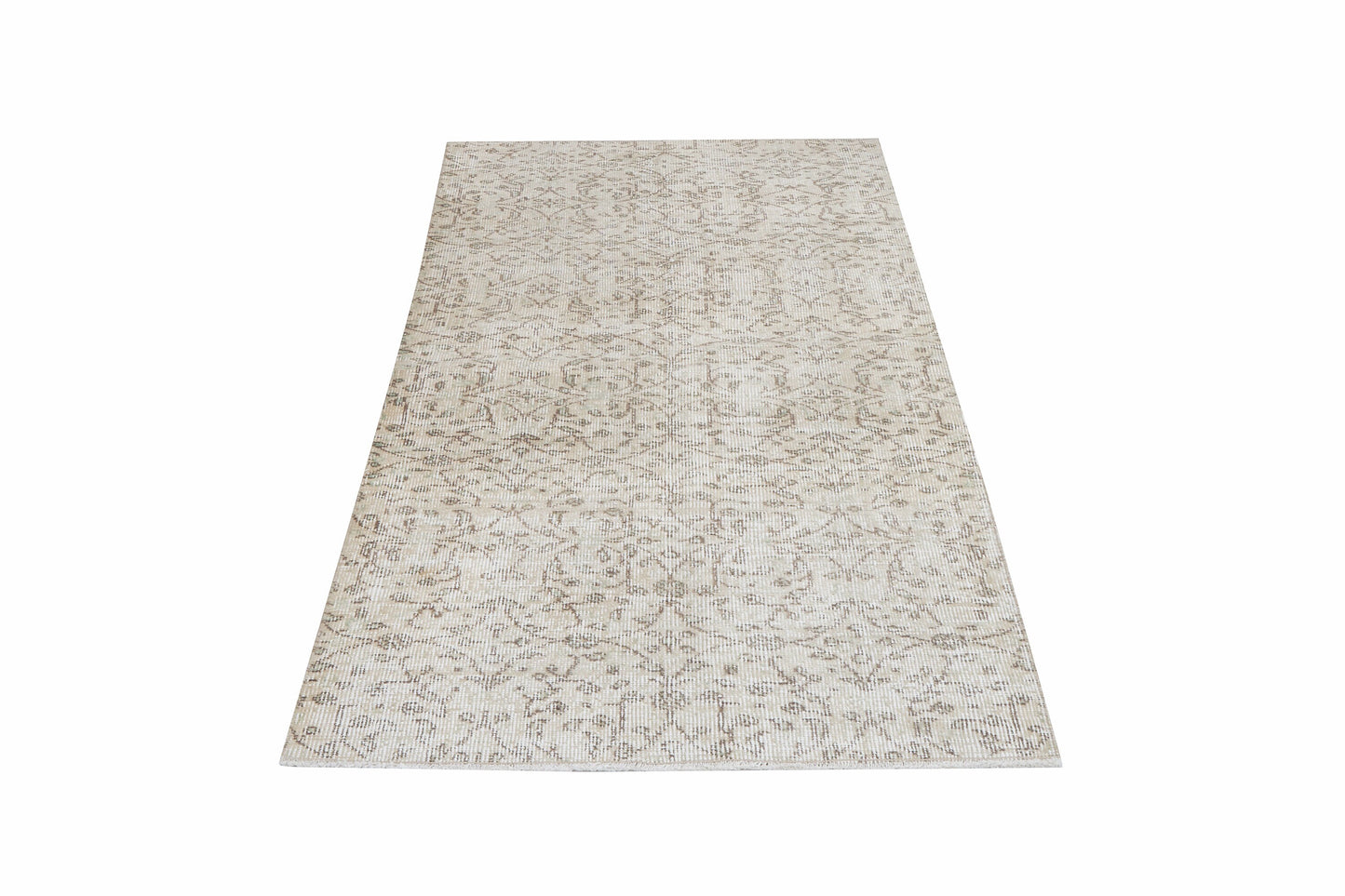 Vintage Handmade Area Rug, Turkish Oushak Rug, Neutral Rustic Rug, Office Rug, Primitive Rug, Turkey Rug, Rug 3x6, Vintage Carpet, 12308