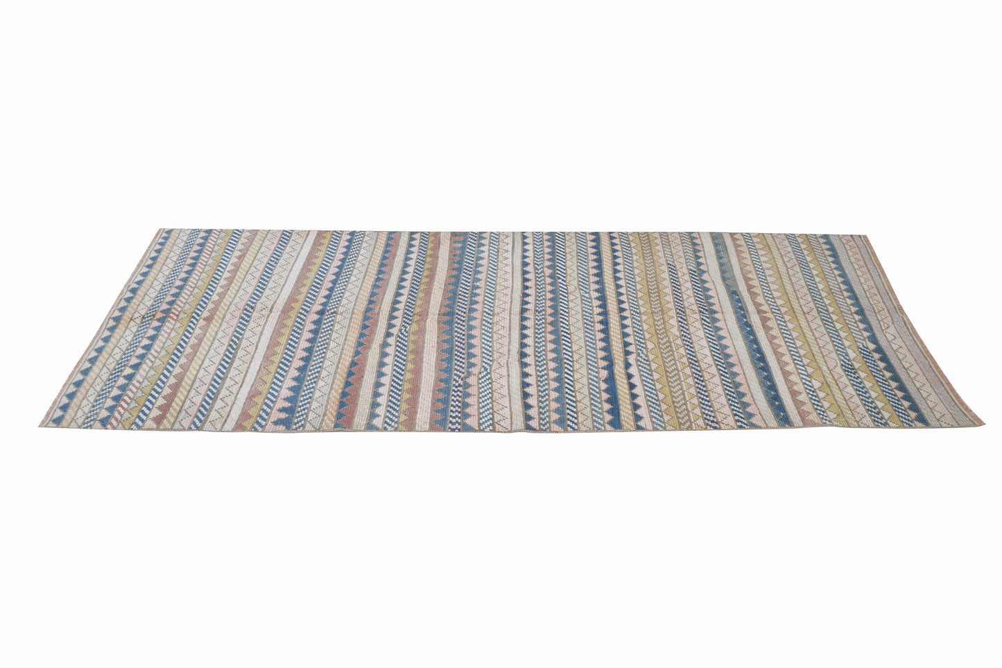 Oushak Vintage Rug, Handmade Eclectic Rug, Turkish Area Rug, Bohemian Rug, Living Room Rug, Rug 3x7, Carpet Rug, Turkish Carpet, 12307