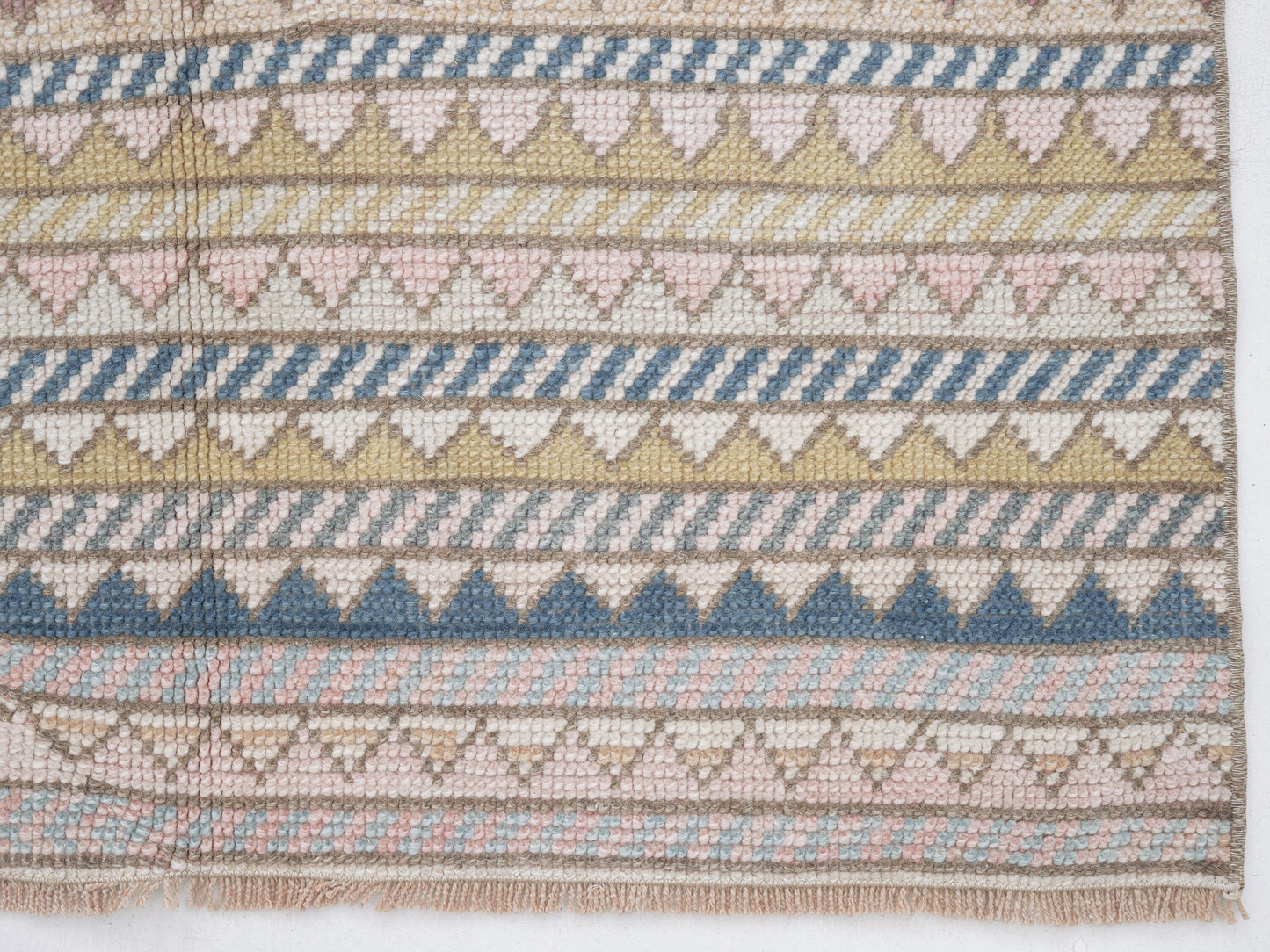 Oushak Vintage Rug, Handmade Eclectic Rug, Turkish Area Rug, Bohemian Rug, Living Room Rug, Rug 3x7, Carpet Rug, Turkish Carpet, 12307