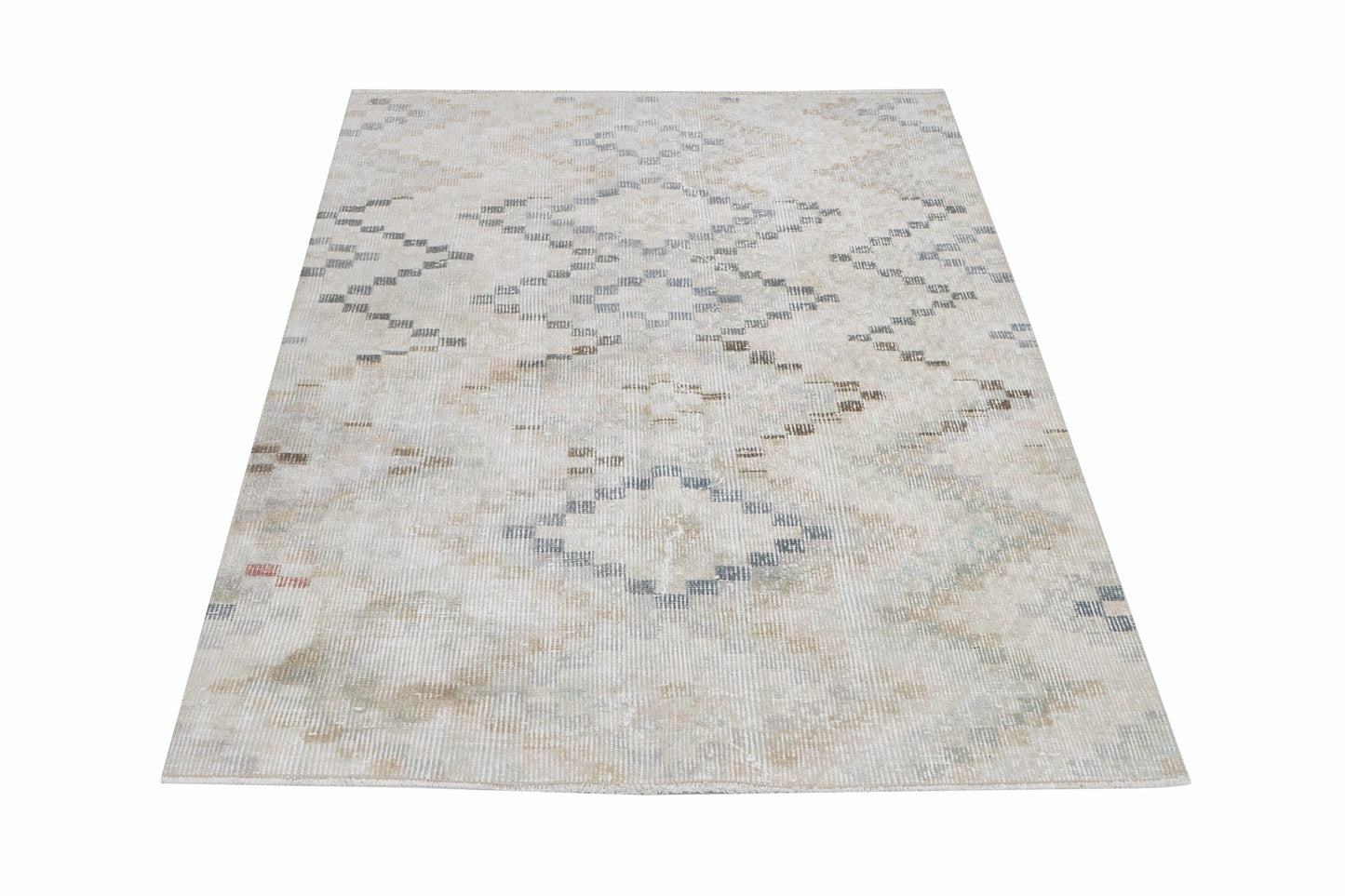 Vintage Handmade Rug, Turkish Oushak Rug, Area Rustic Rug, Office Rug, Primitive Rug, Vintage Carpet, Turkey Rug, Carpet Rug, Rug 3x6, 12317