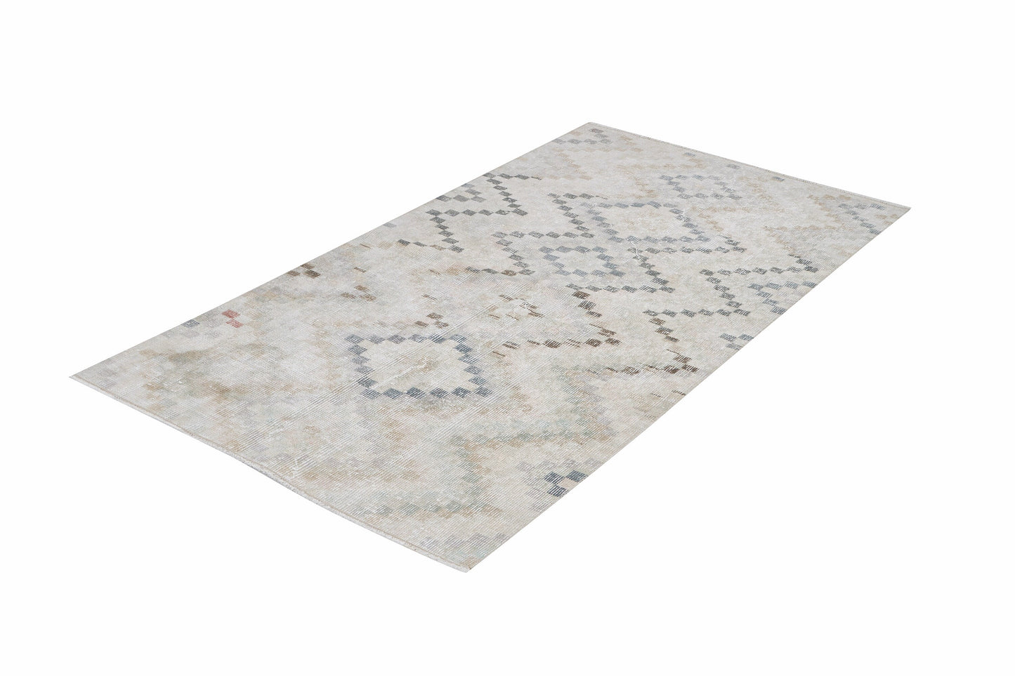 Vintage Handmade Rug, Turkish Oushak Rug, Area Rustic Rug, Office Rug, Primitive Rug, Vintage Carpet, Turkey Rug, Carpet Rug, Rug 3x6, 12317